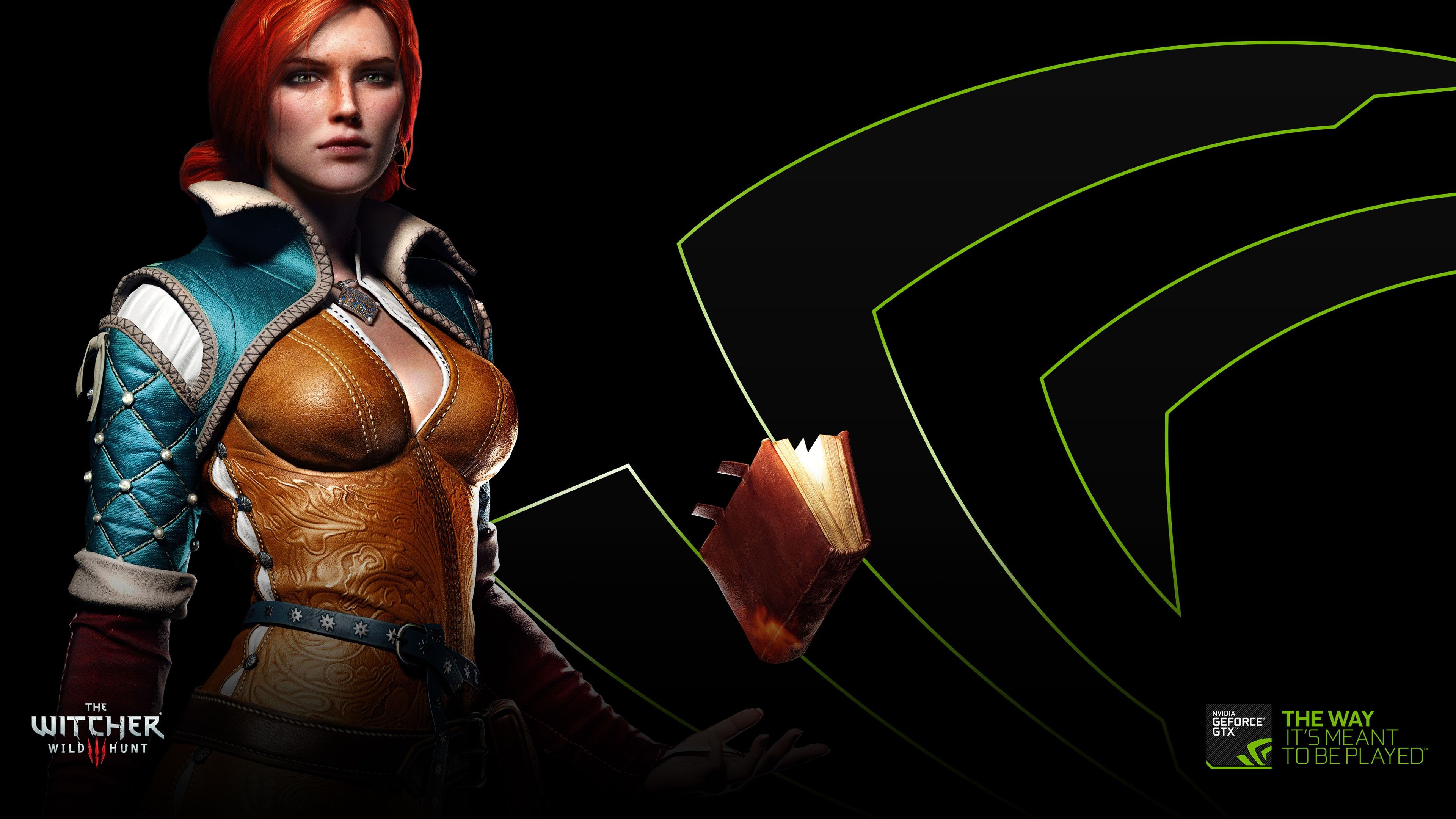 Triss Merigold The Witcher 3, 3840x2160 UHD, PC 4K
