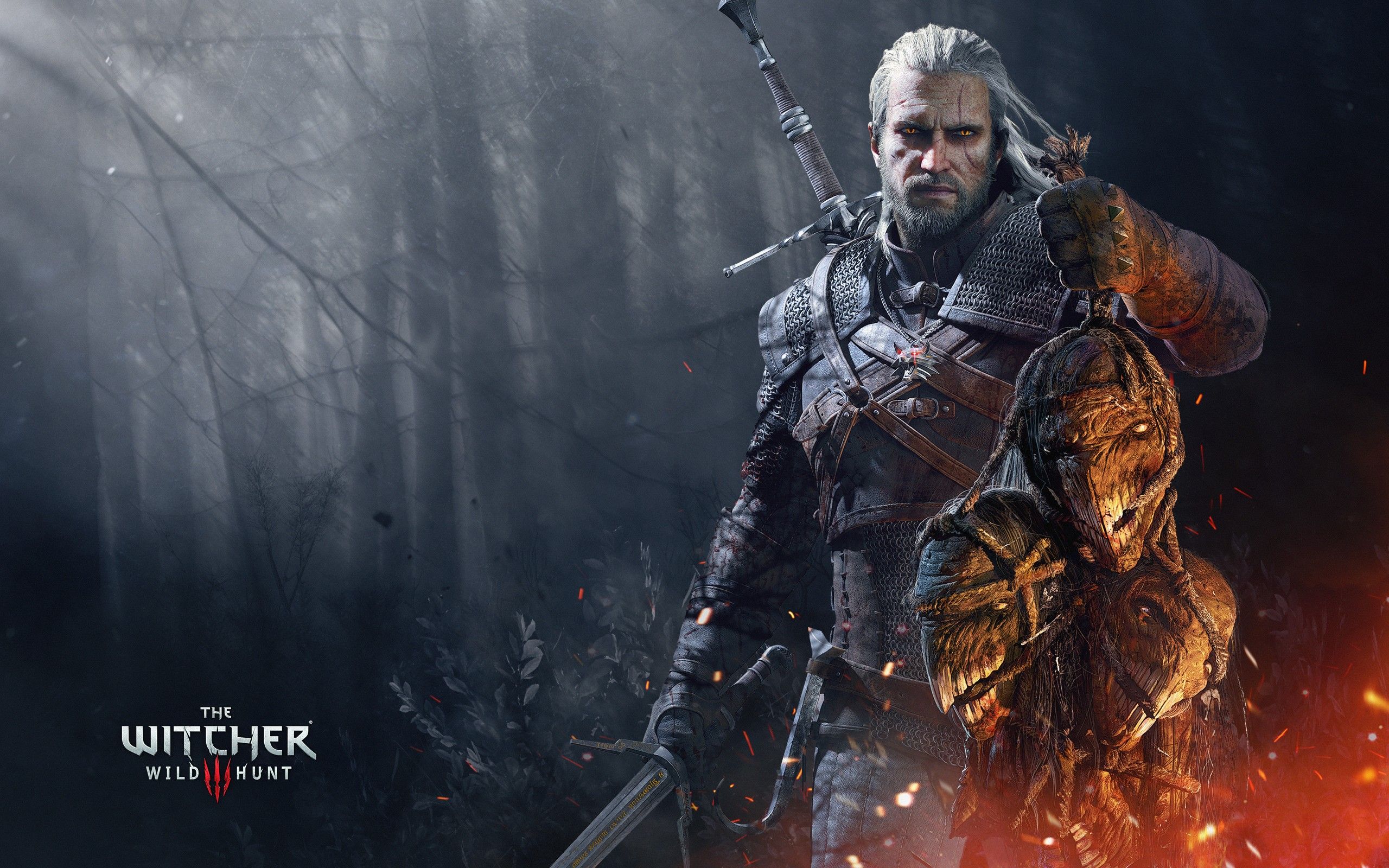 Geralt di Rivia, Witcher 3, 2560x1600 WQXGA, MacBook Pro