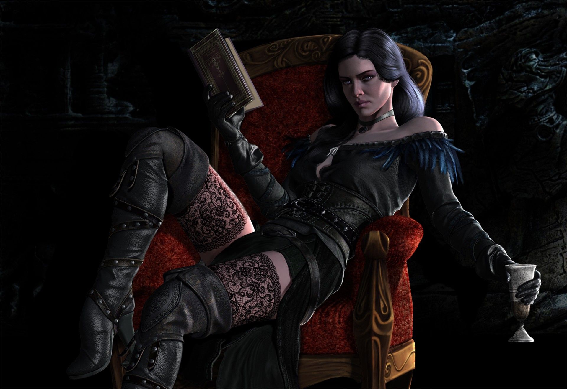 Yennefer of Vengerberg, The Witcher, 1920x1320 WUXGA, Laptop