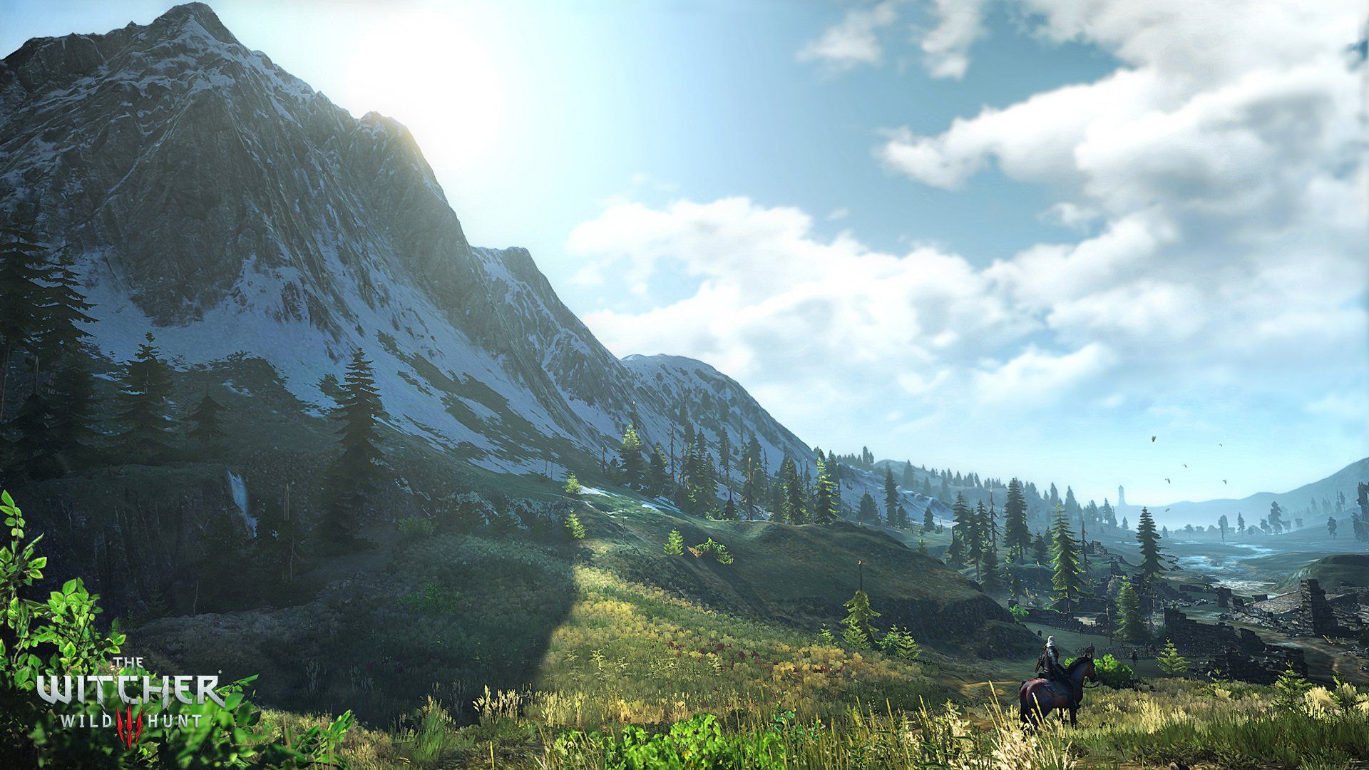 The Witcher 3 paesaggio montano, 1920x1080 Full HD, Laptop