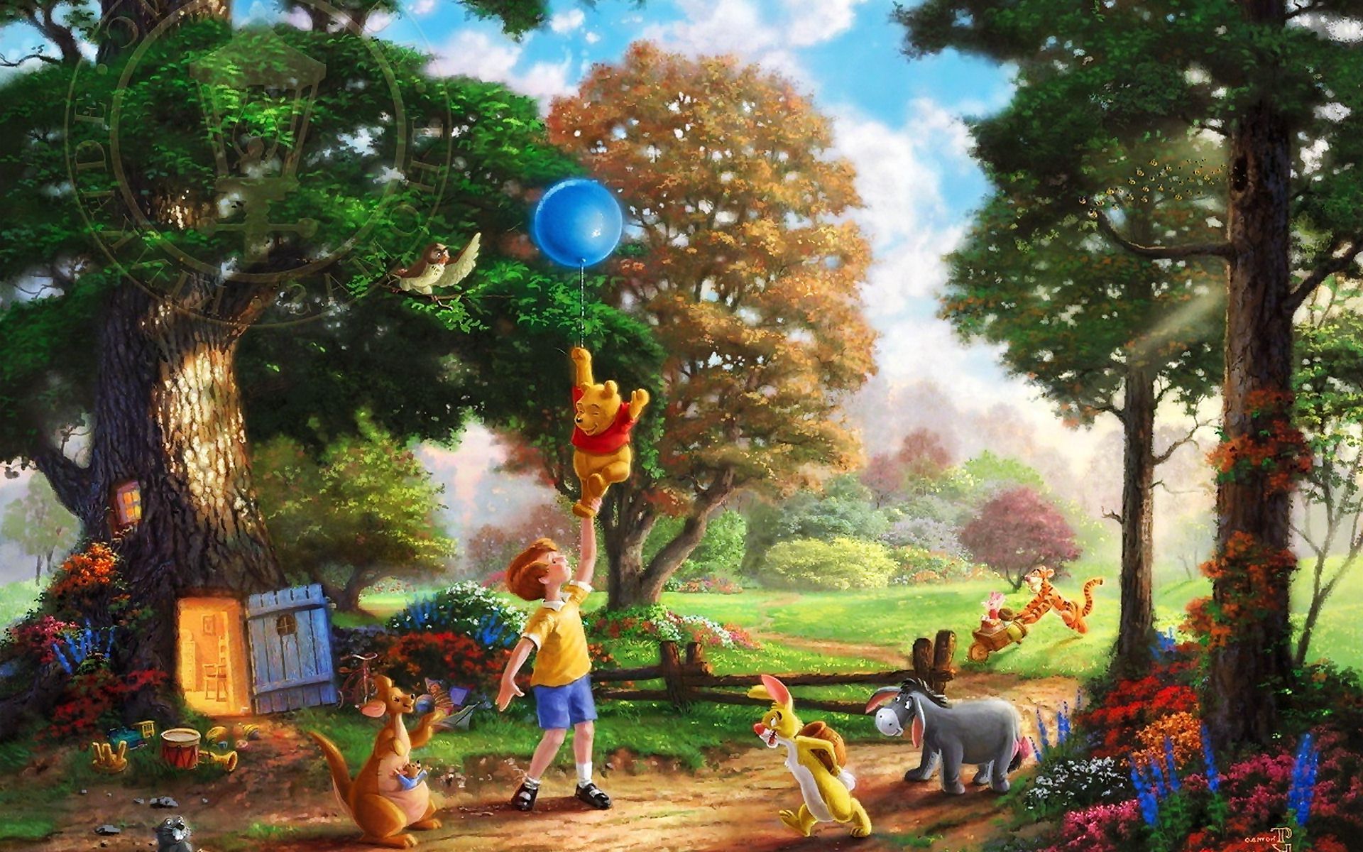 Winnie the Pooh autunno, Disney, 1920x1200 Full HD+, Desktop