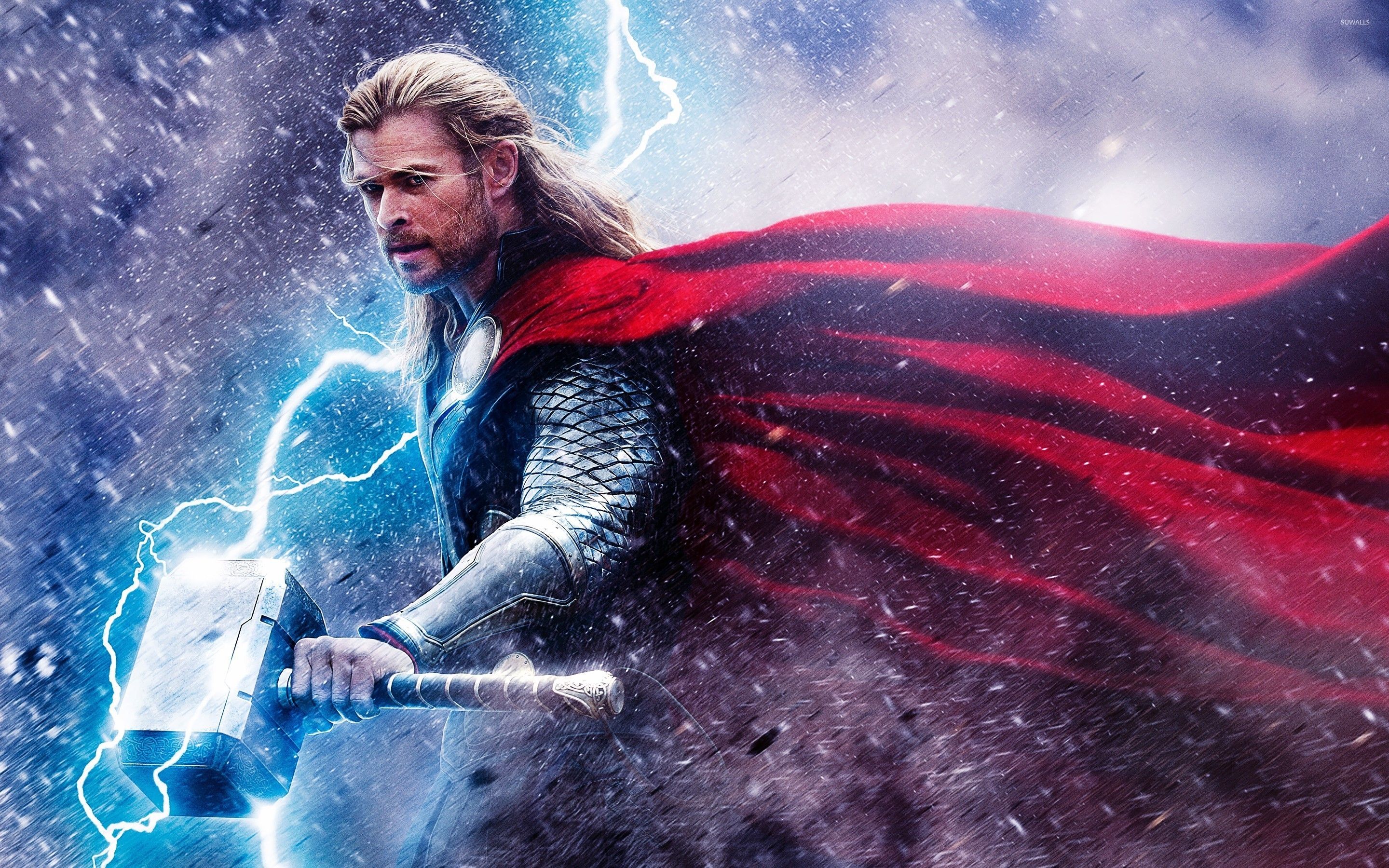 Thor con martello e fulmini, 2880x1800 WQXGA, Desktop