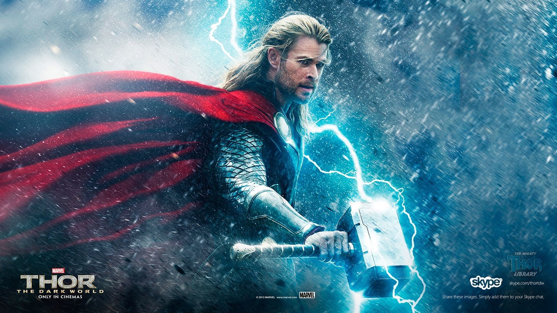 Thor con mantello e martello, 1920x1080 Full HD 1080p, Monitor Gaming