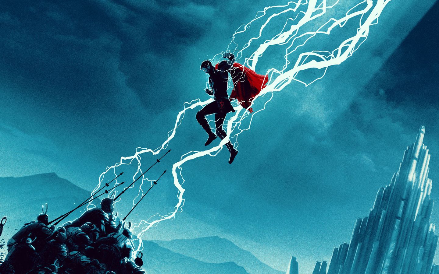 Thor Ragnarok fulmini, 1440x900 720p, PC