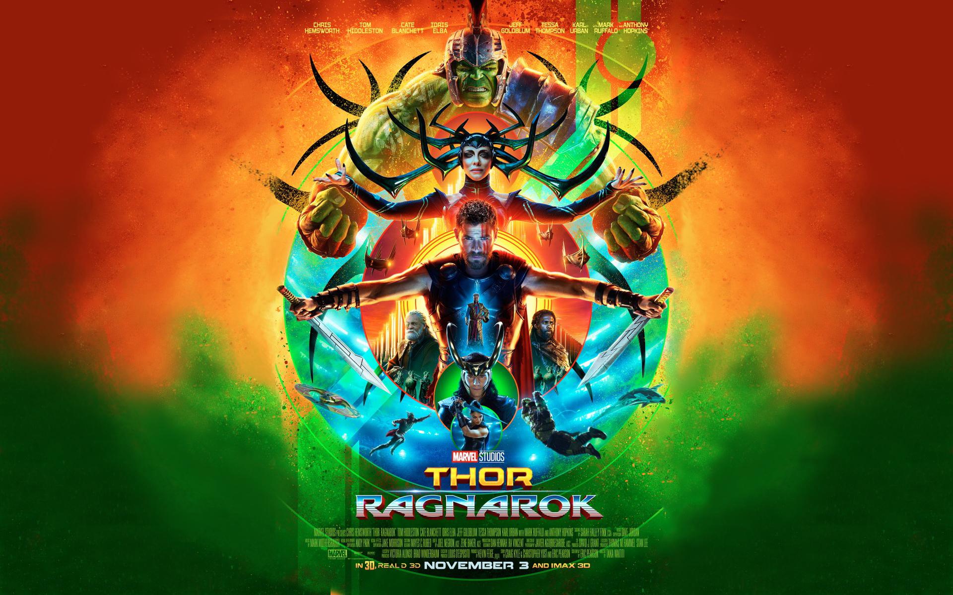 Thor Ragnarok poster film, 1920x1200 WUXGA, Desktop