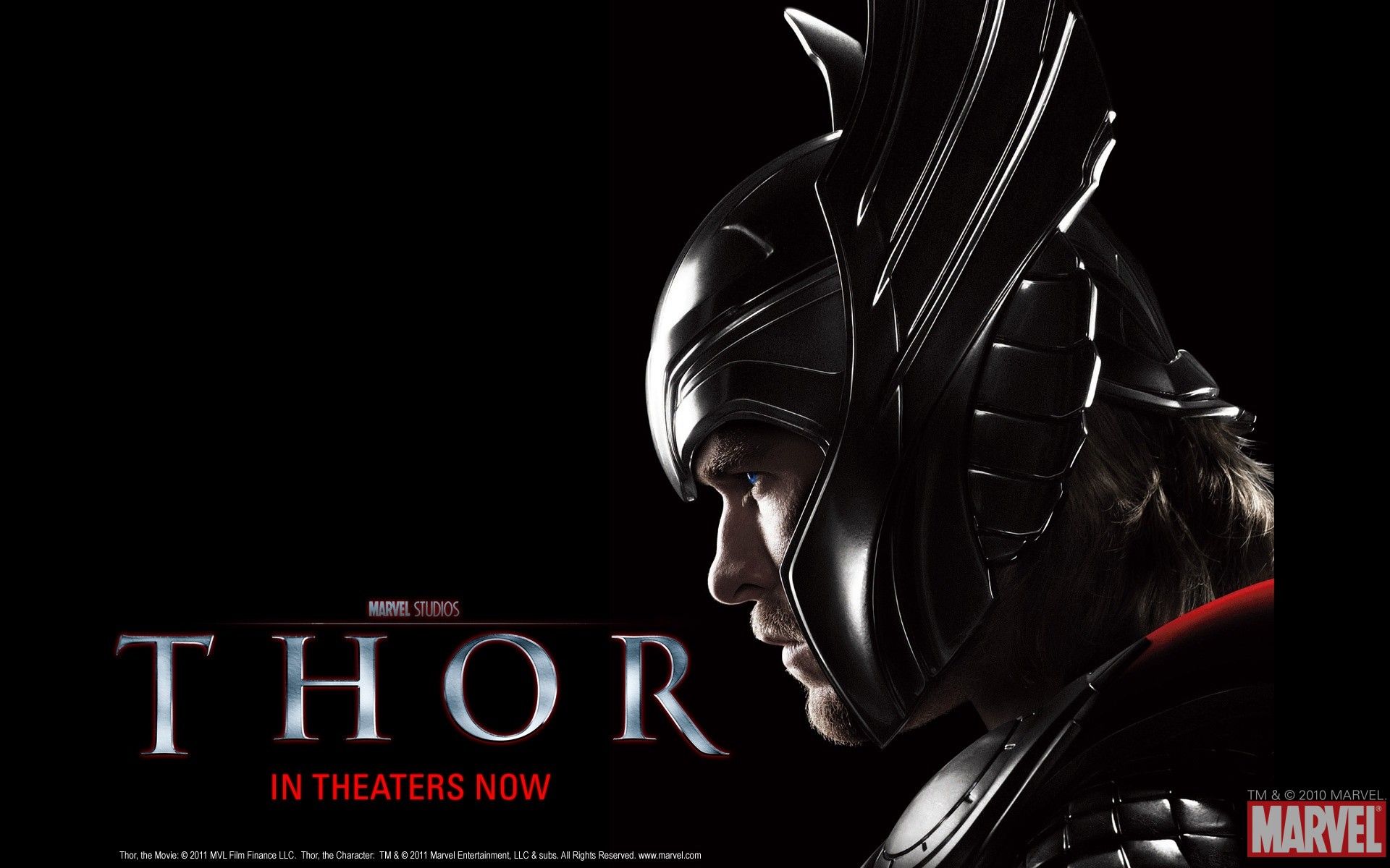Thor con elmo, sfondo nero, 1920x1200 WUXGA, PC