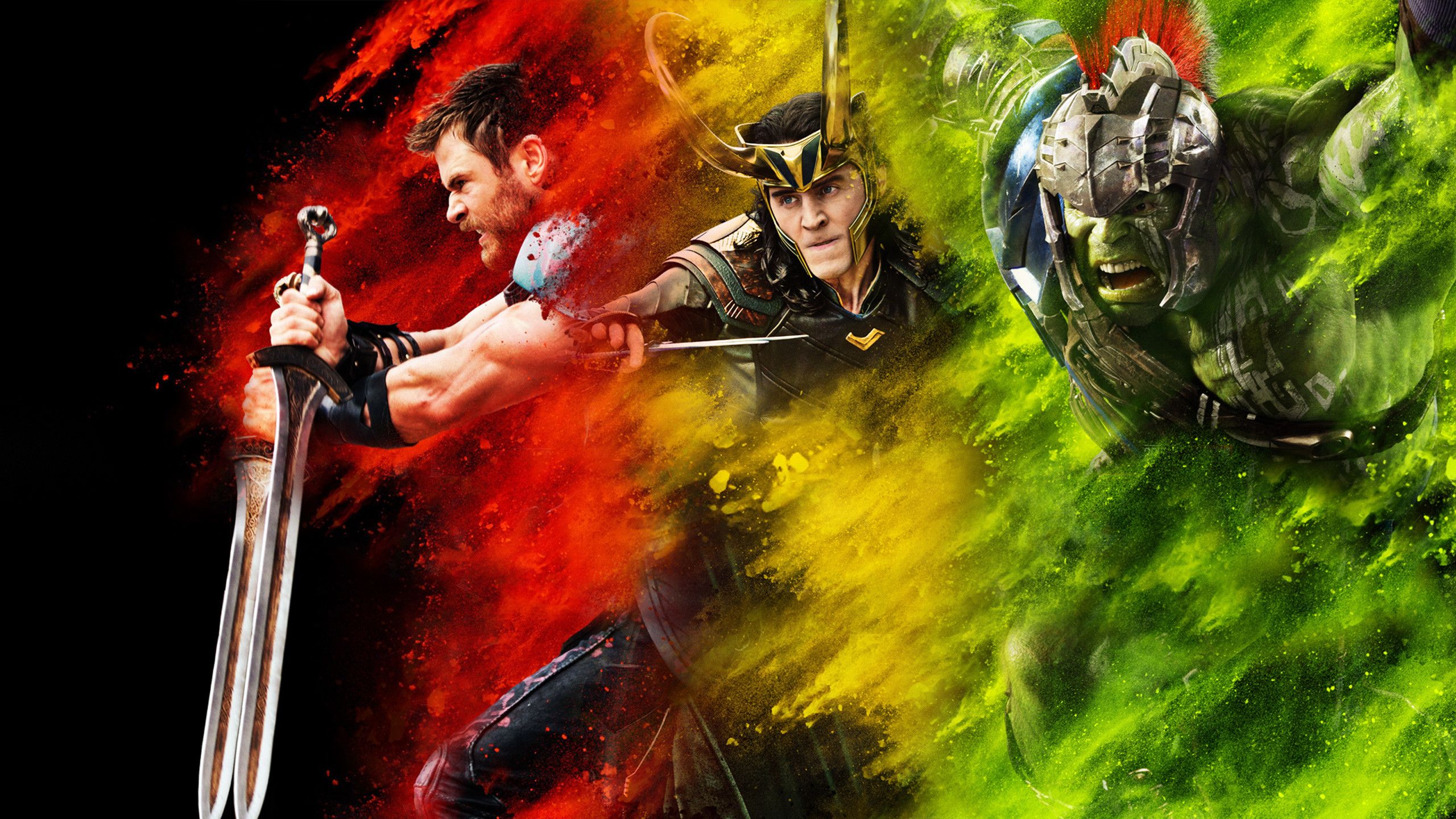 Thor Loki Hulk Ragnarok, 2560x1440 QHD, PC