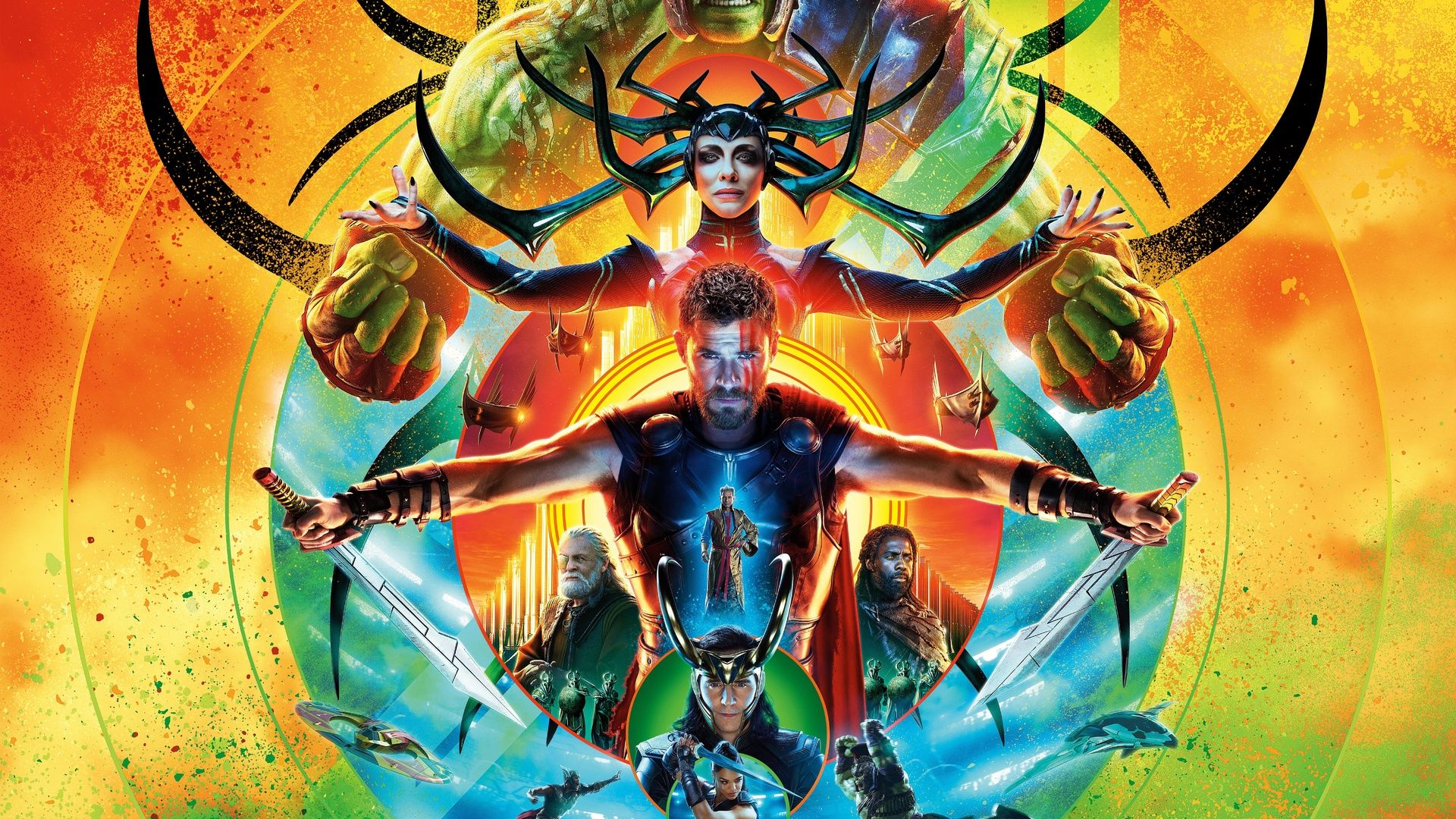 Thor Ragnarok poster film, 1920x1080 Full HD 1080p, Desktop