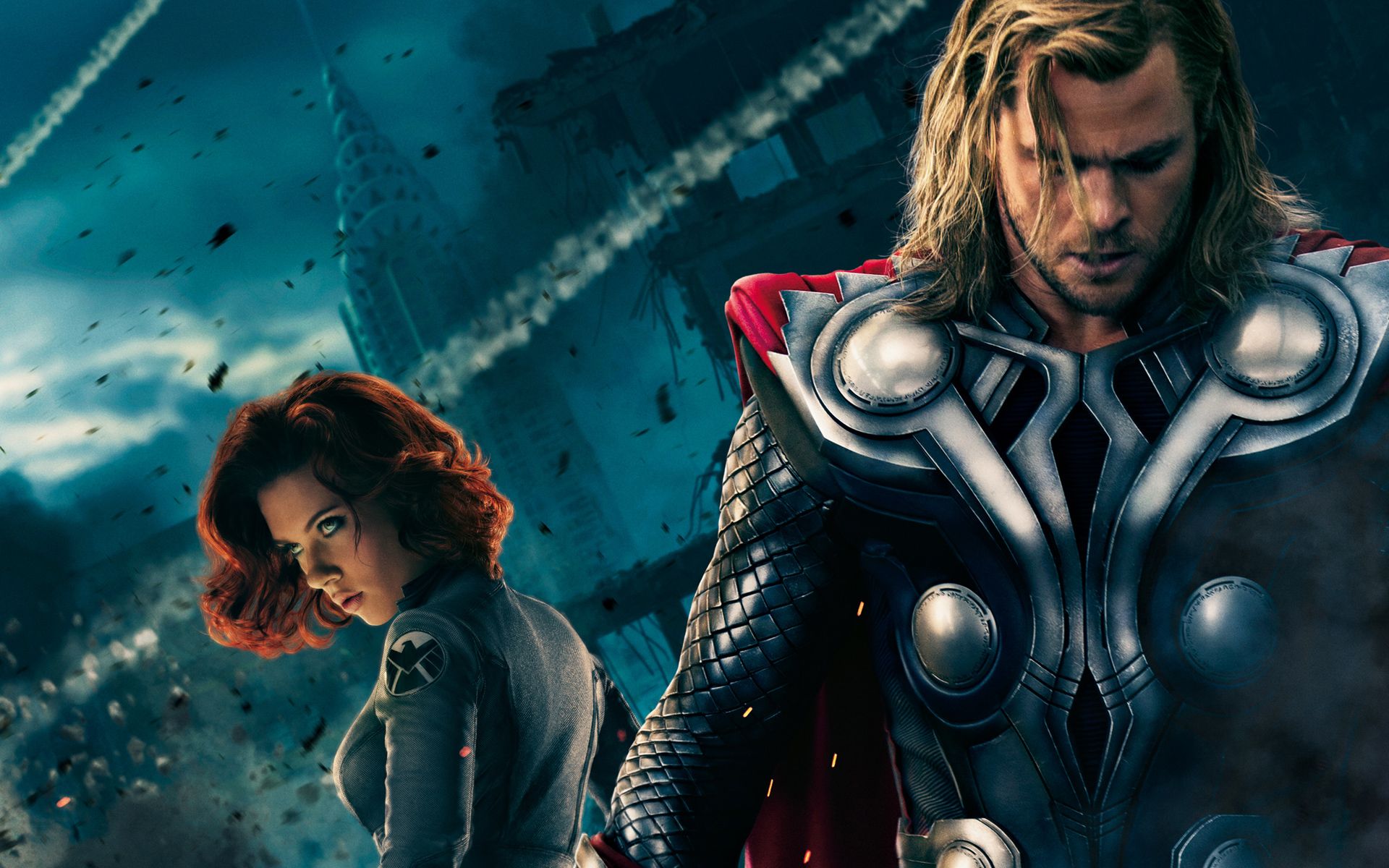 Thor e Vedova Nera Avengers, supereroi, 1920x1200 Full HD+, Monitor Gaming