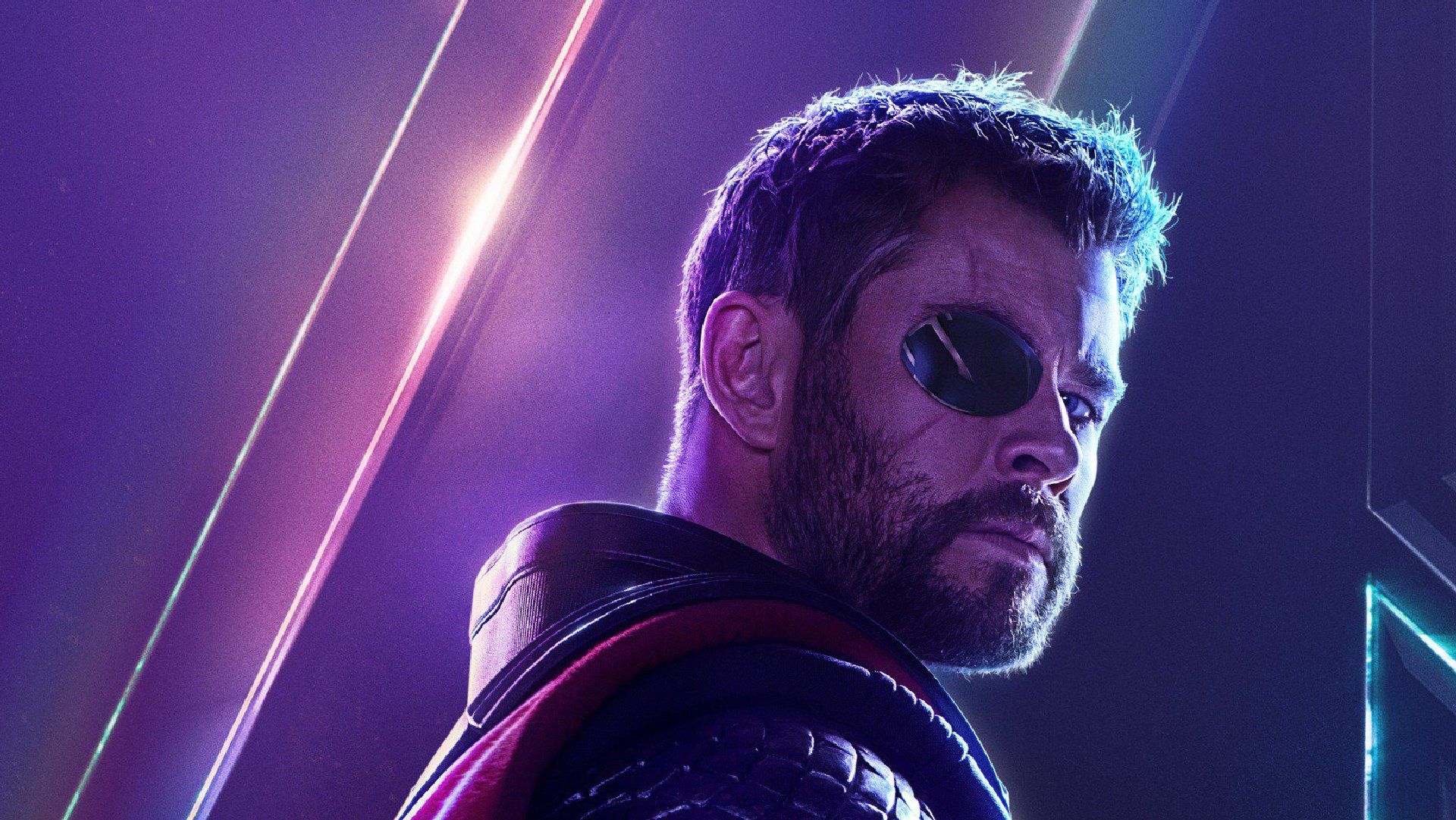Thor Infinity War viola, 1920x1081 Full HD, Desktop
