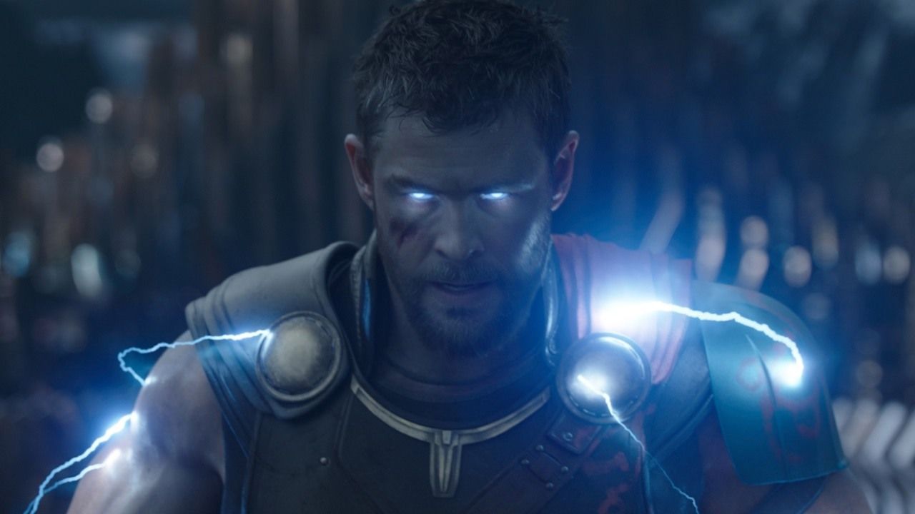 Thor con occhi luminosi, fulmini, 1280x720 720p, Laptop