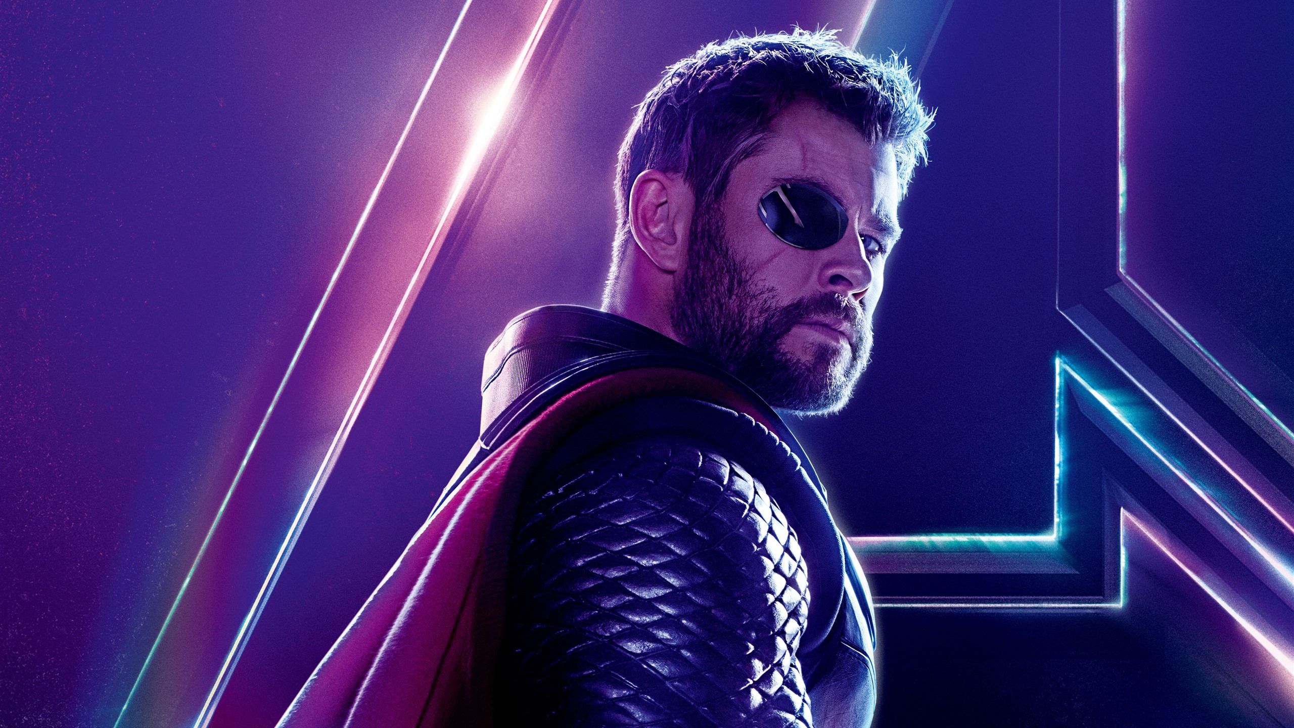 Thor Infinity War personaggio Marvel, supereroi, 2560x1440 2K, Desktop