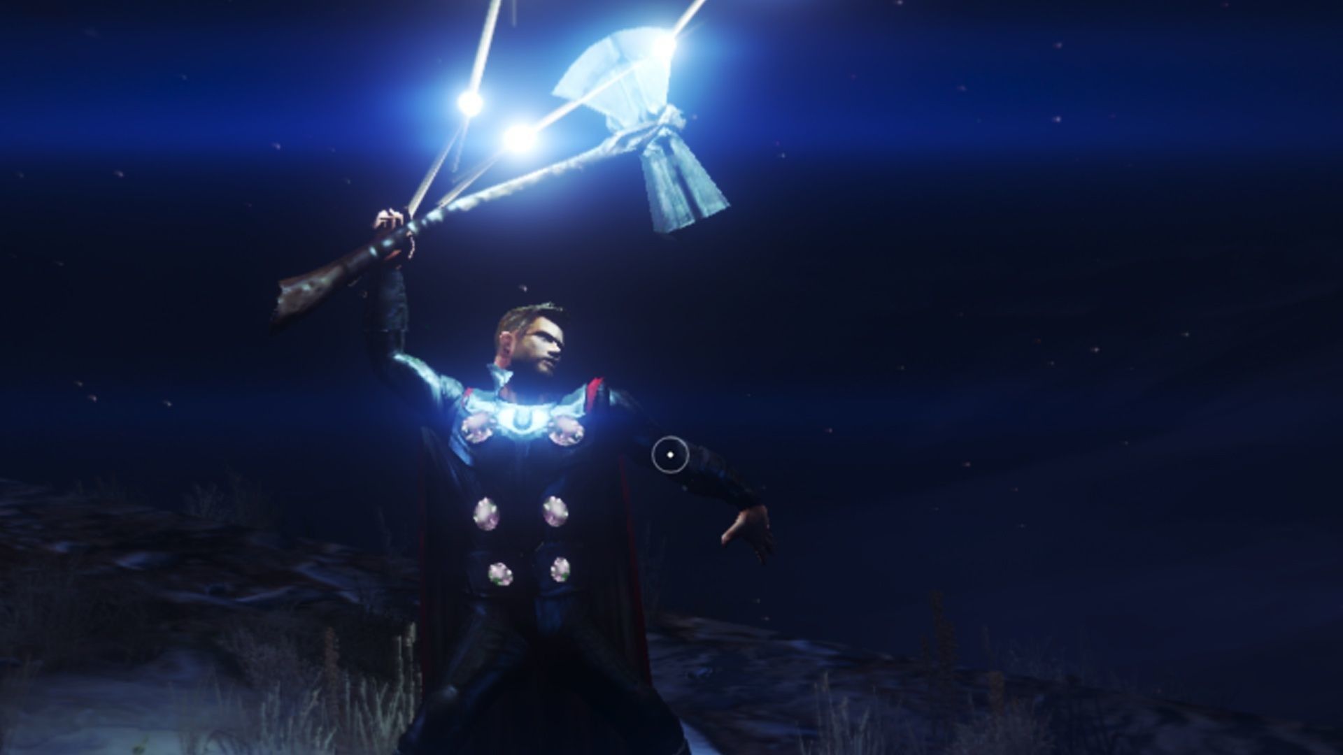 Thor con Stormbreaker luminoso, 1920x1080 Full HD 1080p, Desktop