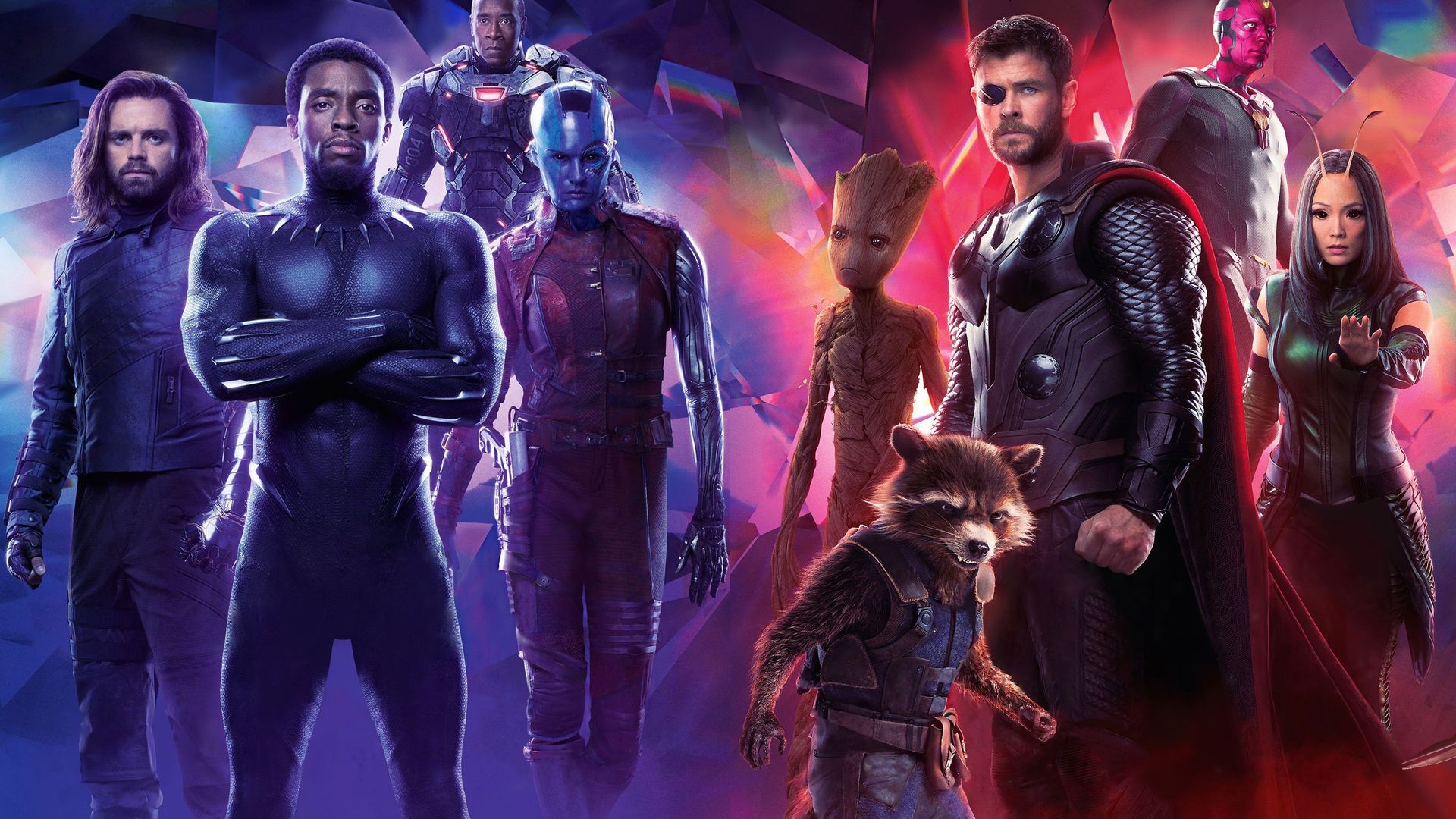 Thor e supereroi Avengers Infinity War, 1920x1080 1080p, Desktop