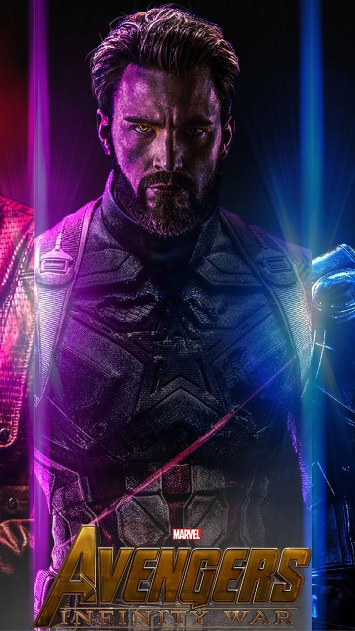 Captain America Infinity War, Steve Rogers, 720x1280 Full HD Verticale, Smartphone