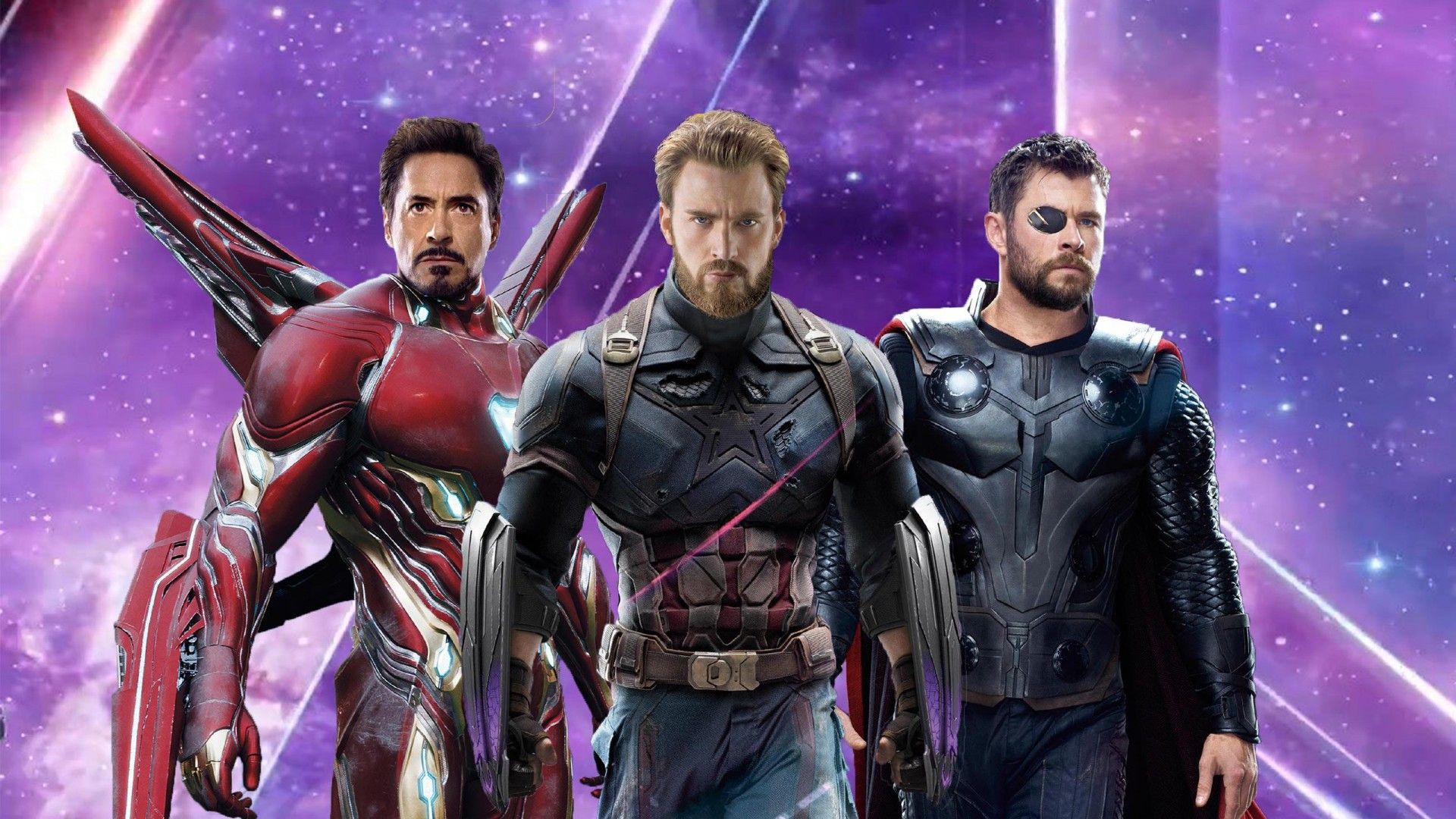 Iron Man Captain America Thor Avengers, Marvel, 1920x1080 1080p, Desktop