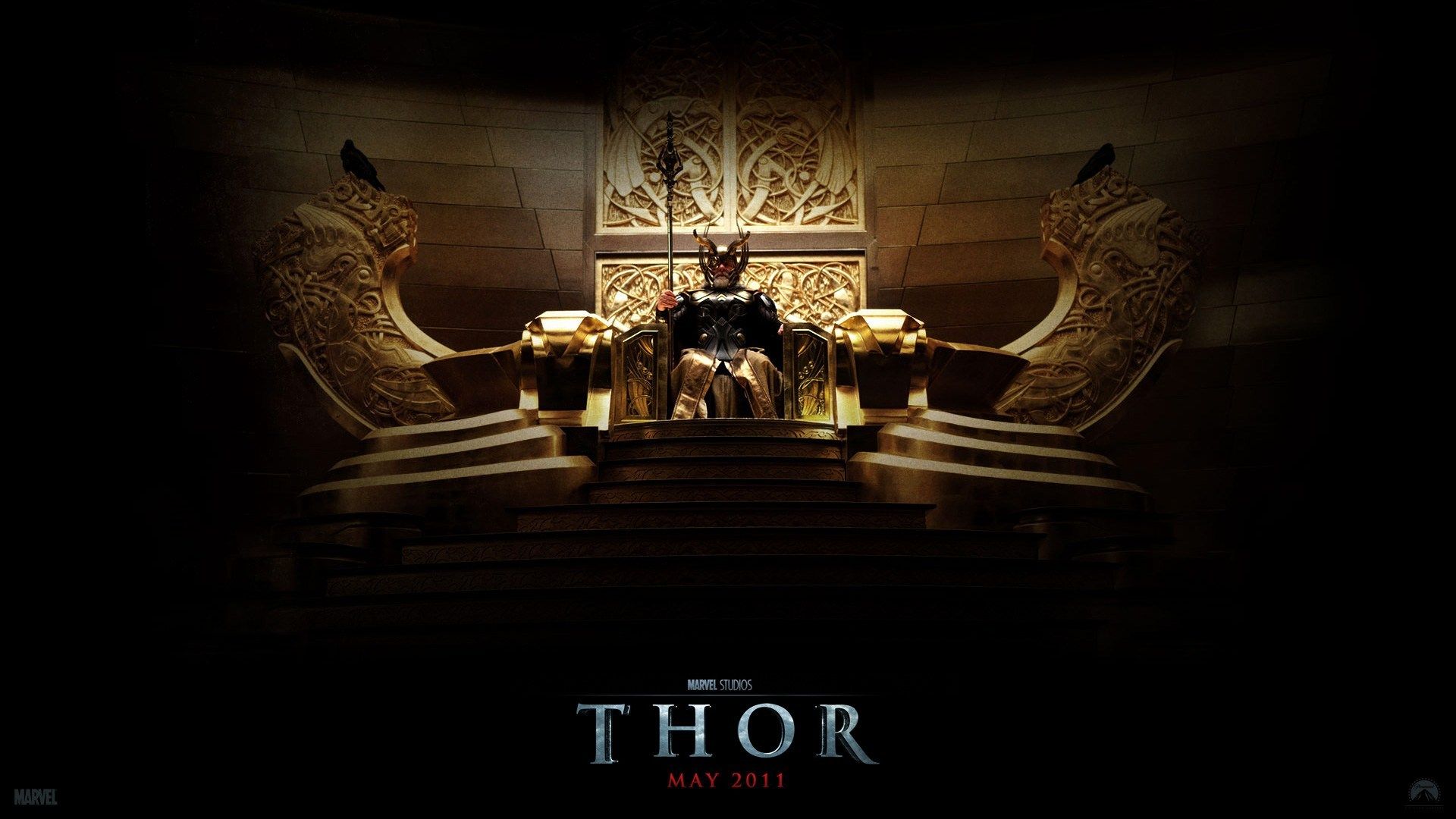 Thor trono Asgard Marvel, supereroi, 1920x1080 Full HD 1080p, PC
