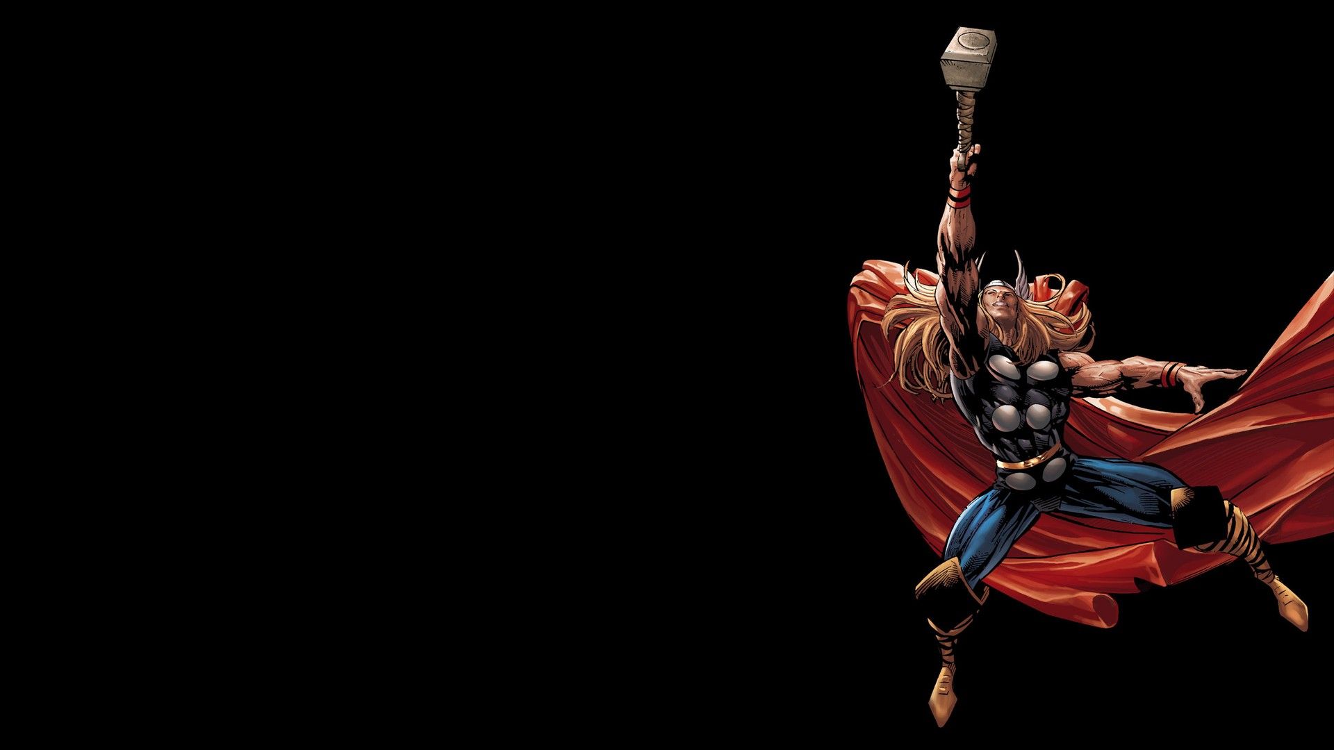 Thor con asce, sfondo scuro, 1920x1080 1080p, PC Desktop