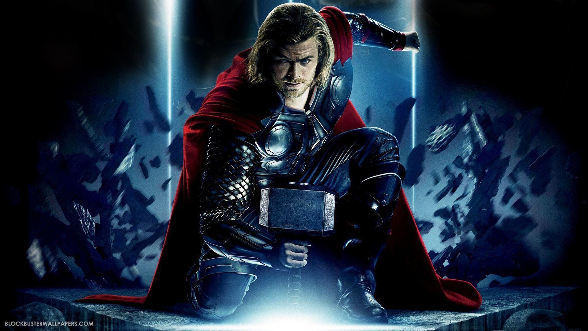 Thor con mantello e martello, 1920x1080 1080p, PC