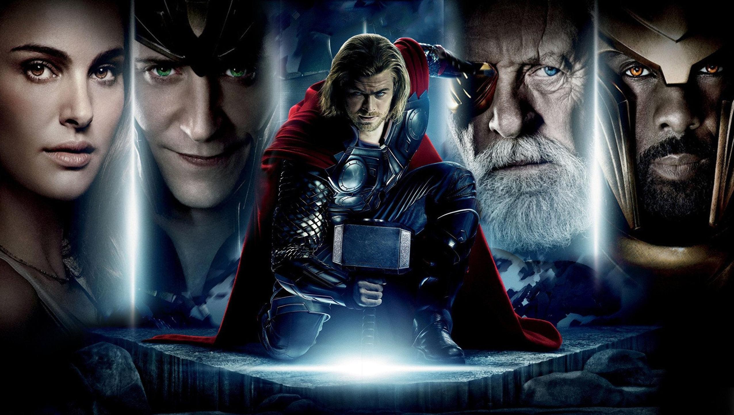 Thor film poster personaggi, 2552x1442 2K, Desktop