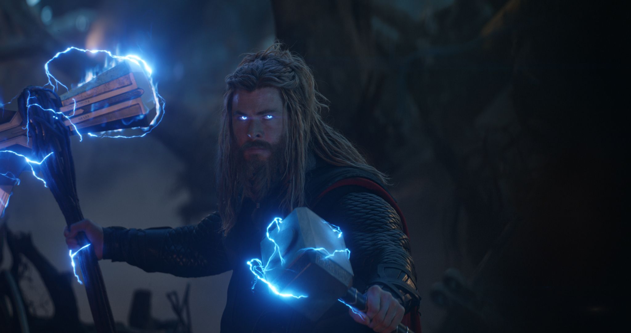 Thor con Stormbreaker e Mjolnir, 2048x1080 Hi-Res, PC Desktop
