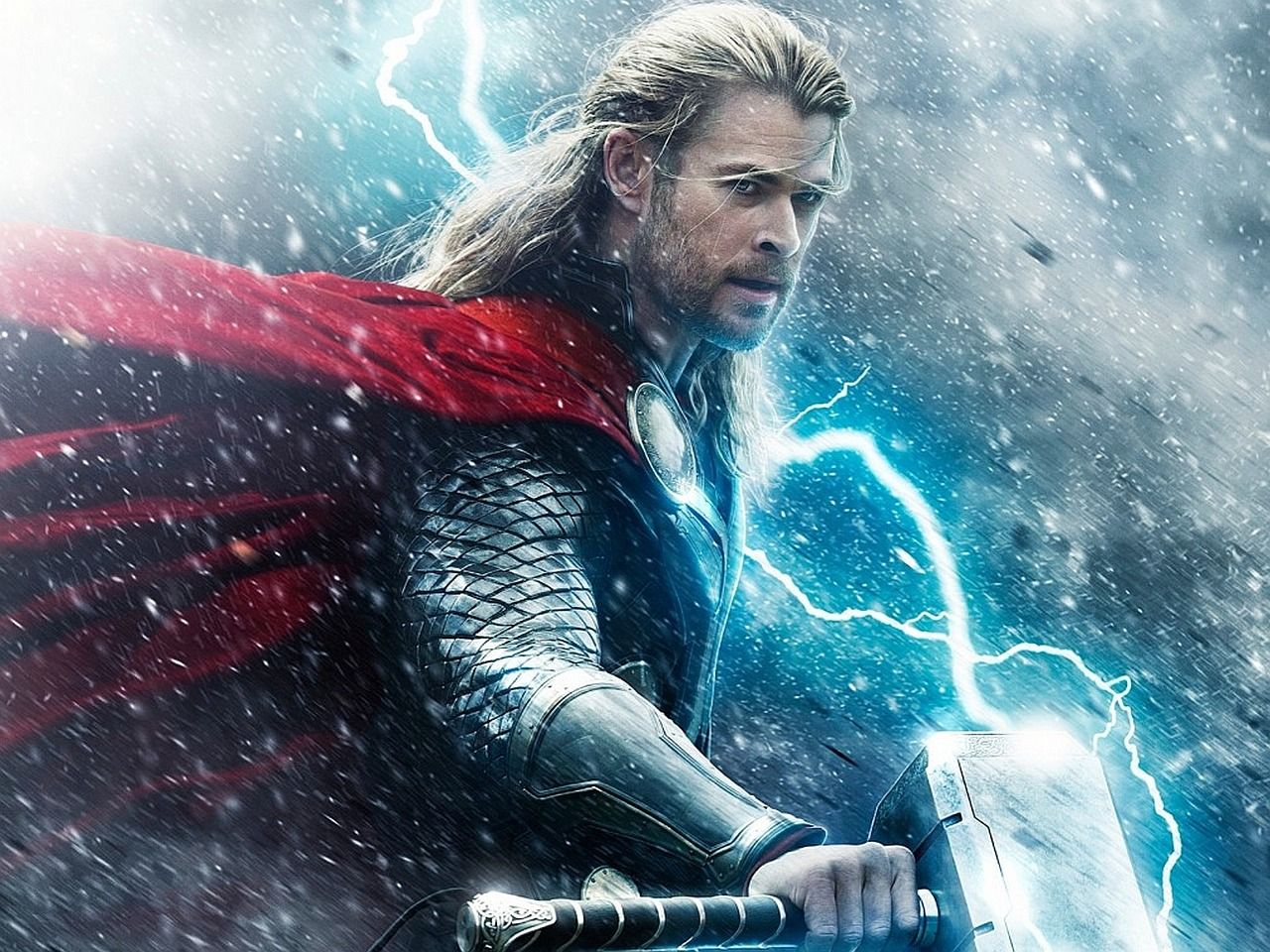 Thor con martello e fulmini, 1280x960 720p, Monitor Gaming