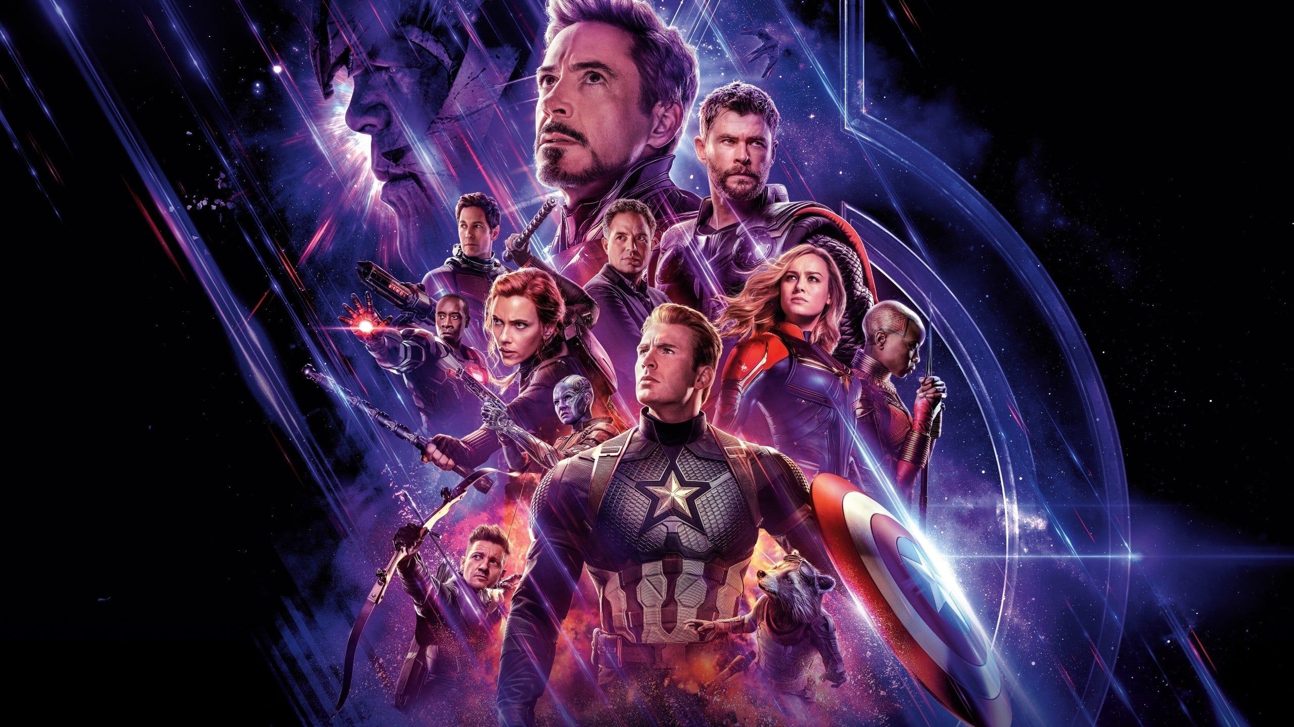 Poster Avengers Endgame Marvel, 2560x1440 QHD, PC