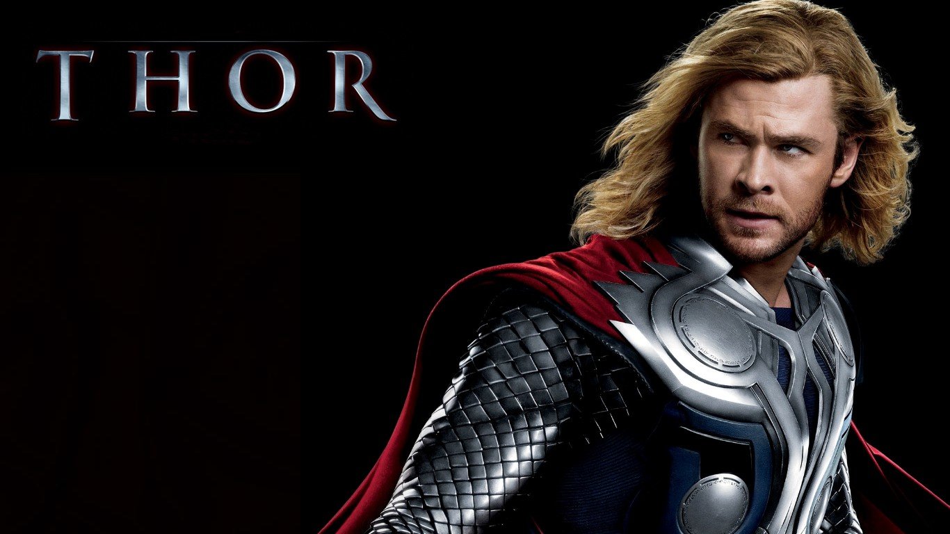Thor Marvel poster film, supereroi, 1366x768 HD, Desktop