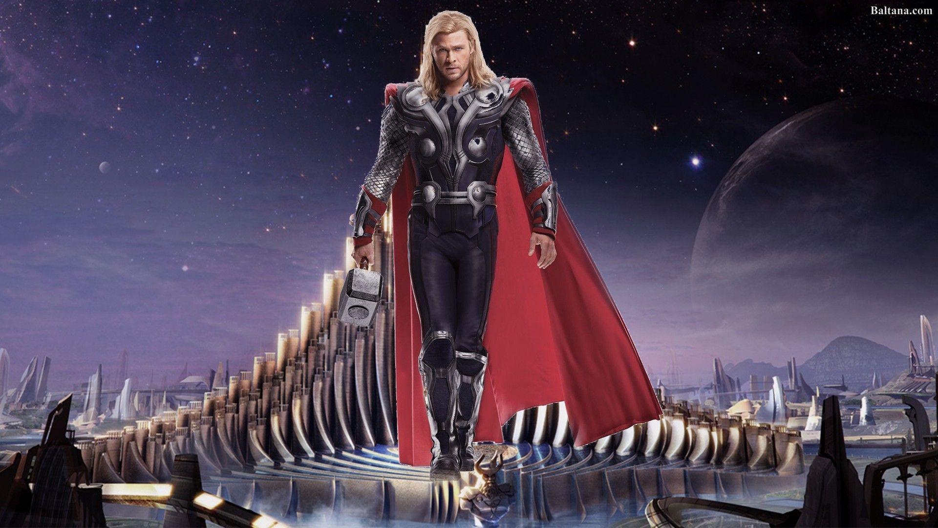 Thor su Bifrost, Asgard, 1920x1080 Full HD 1080p, Monitor Gaming