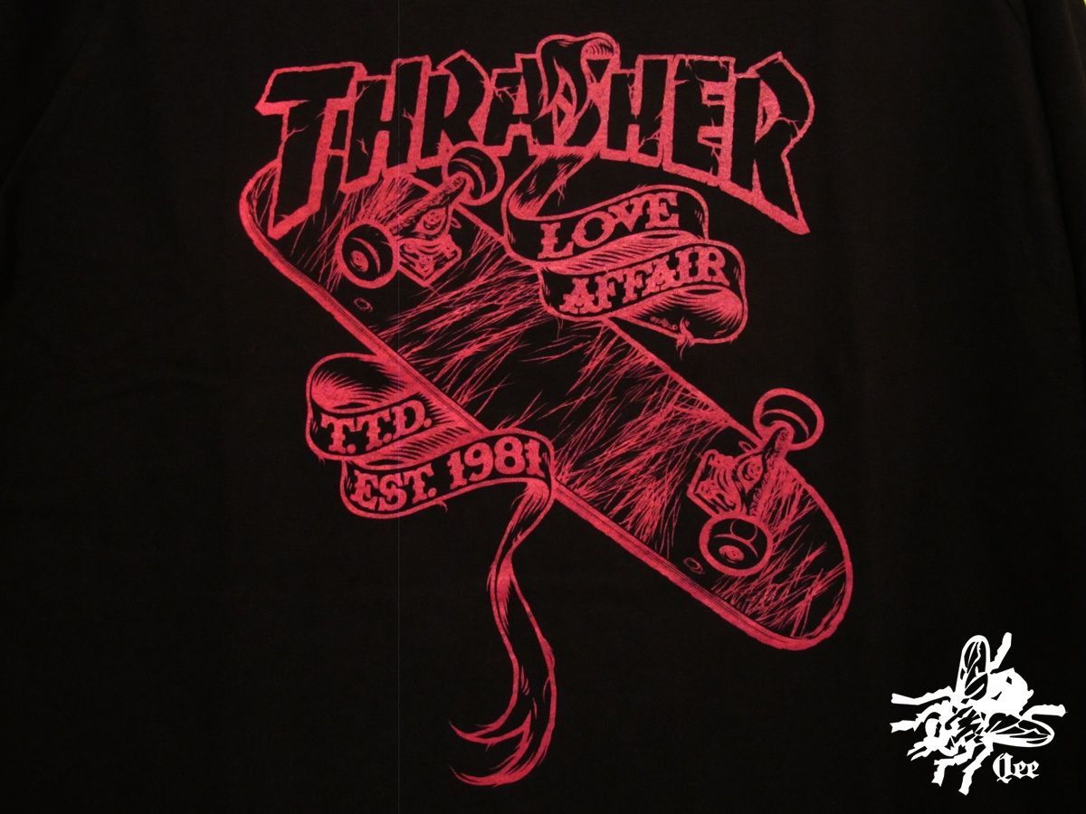 Logo Thrasher skateboard rosa, 1200x900 HD, PC