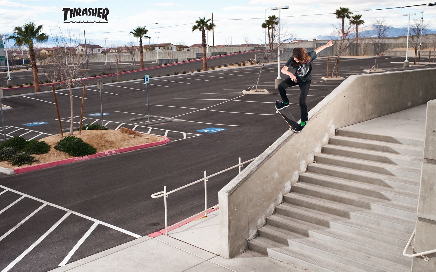 Logo Thrasher skateboard colorato, 1920x1080 Full HD, Desktop