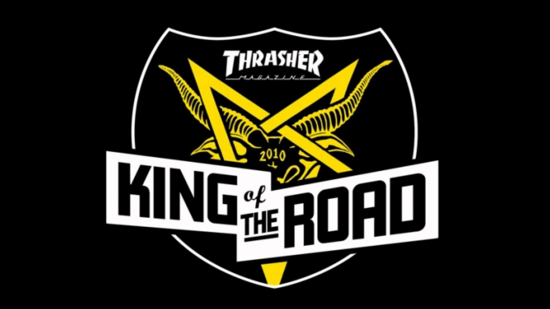 Logo Thrasher King of the Road, 1920x1080 Full HD, Desktop