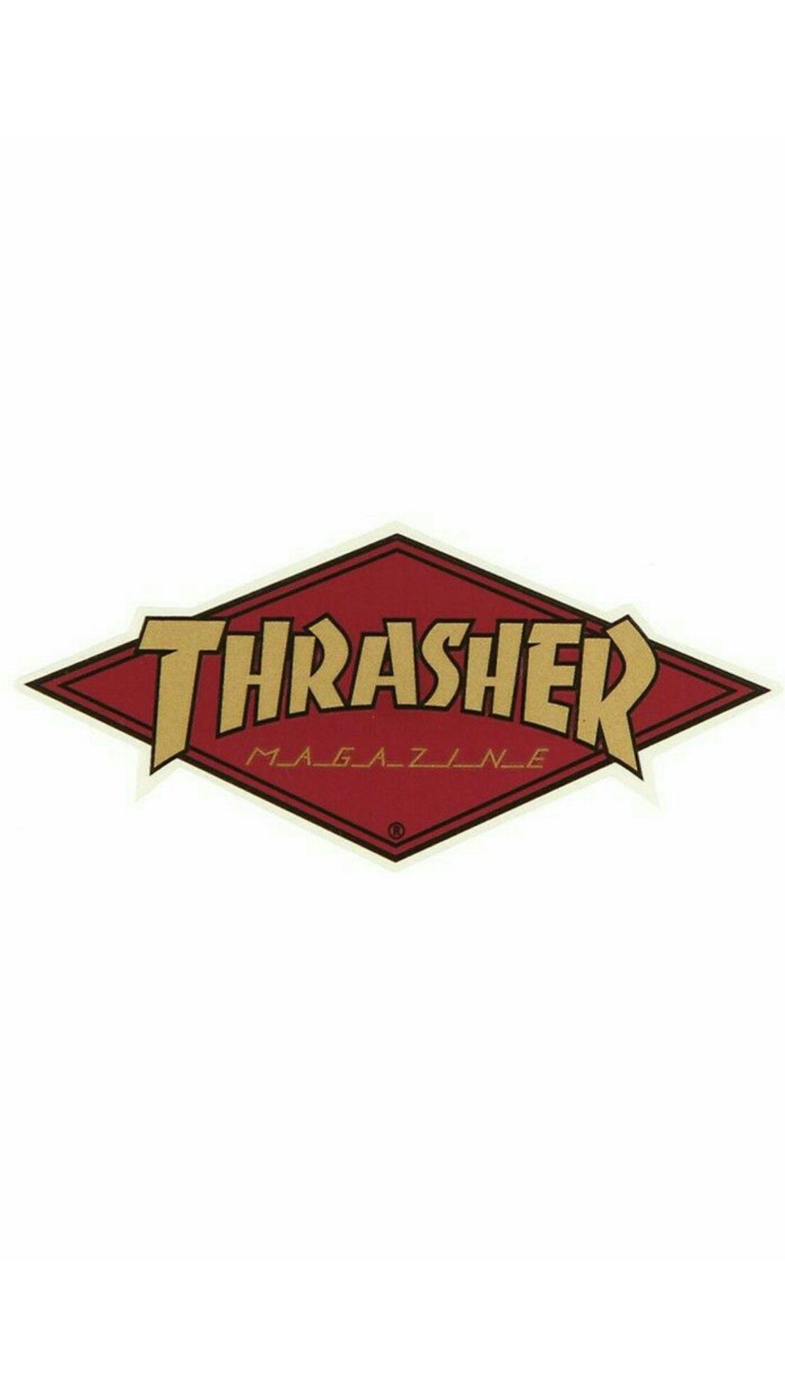 Logo Thrasher Magazine rombo, 1107x1965 Full HD Verticale, iPhone