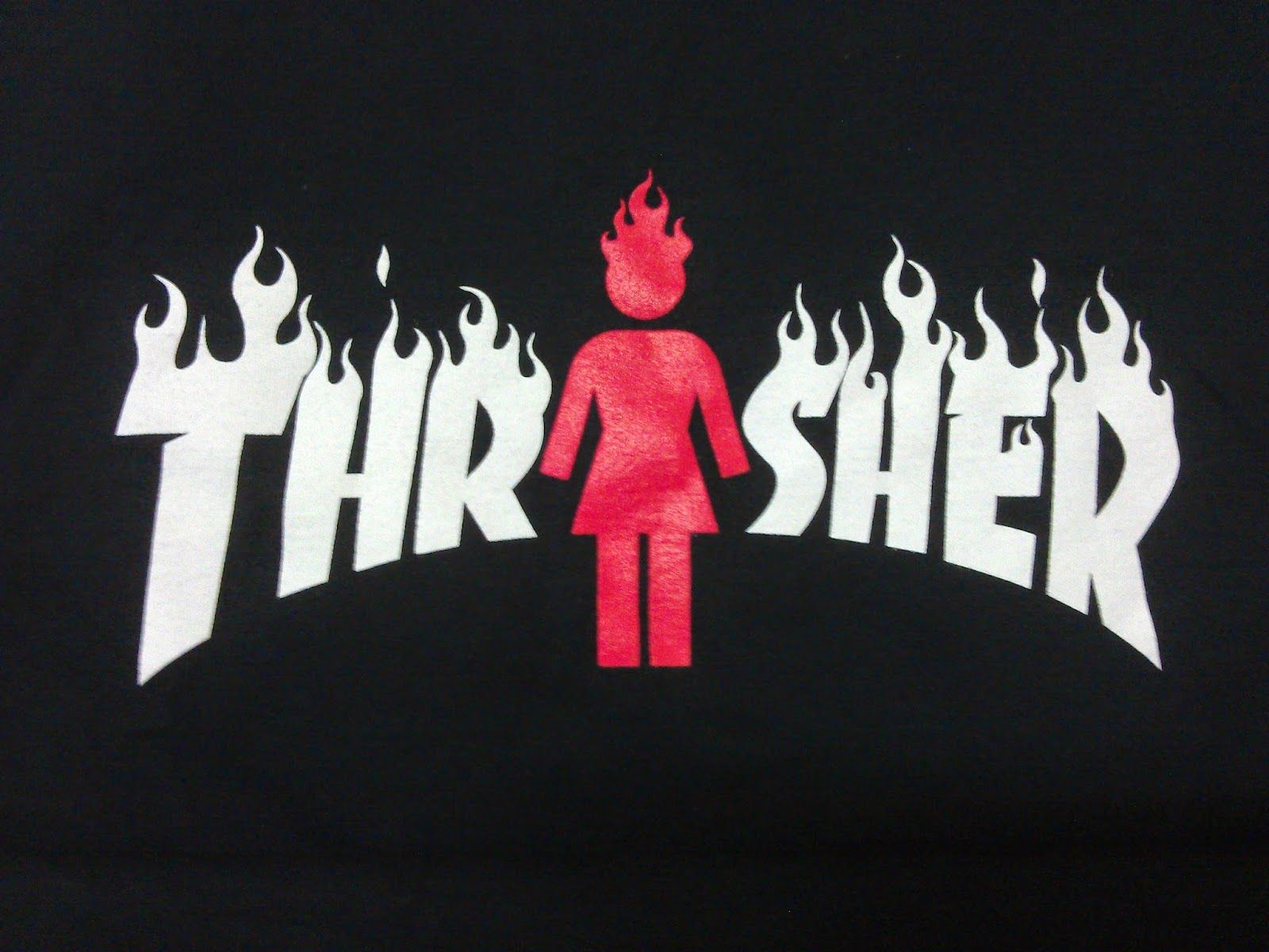 Logo Thrasher fiamme gialle, 800x1067 Full HD Verticale, iPhone