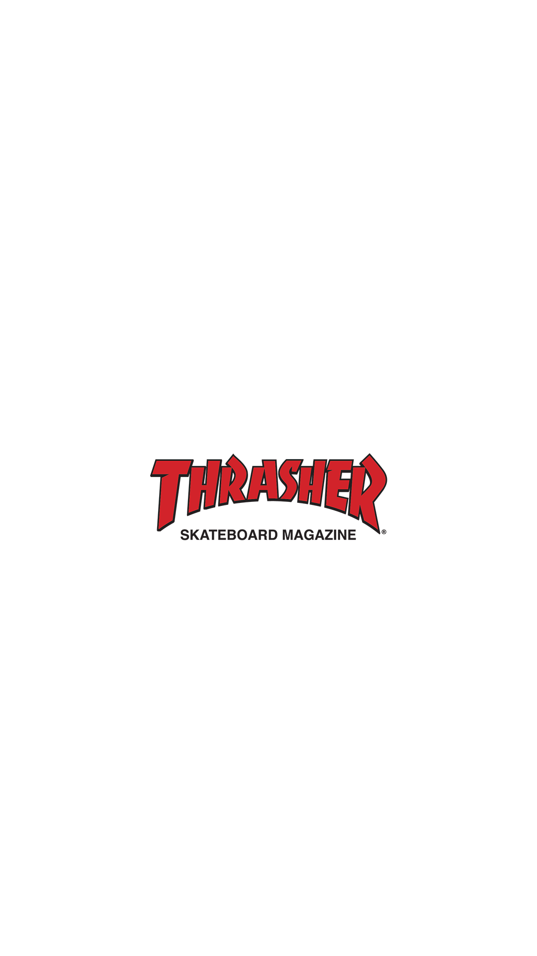 Logo Thrasher Magazine fiamme, 720x1280 Full HD Verticale, Smartphone