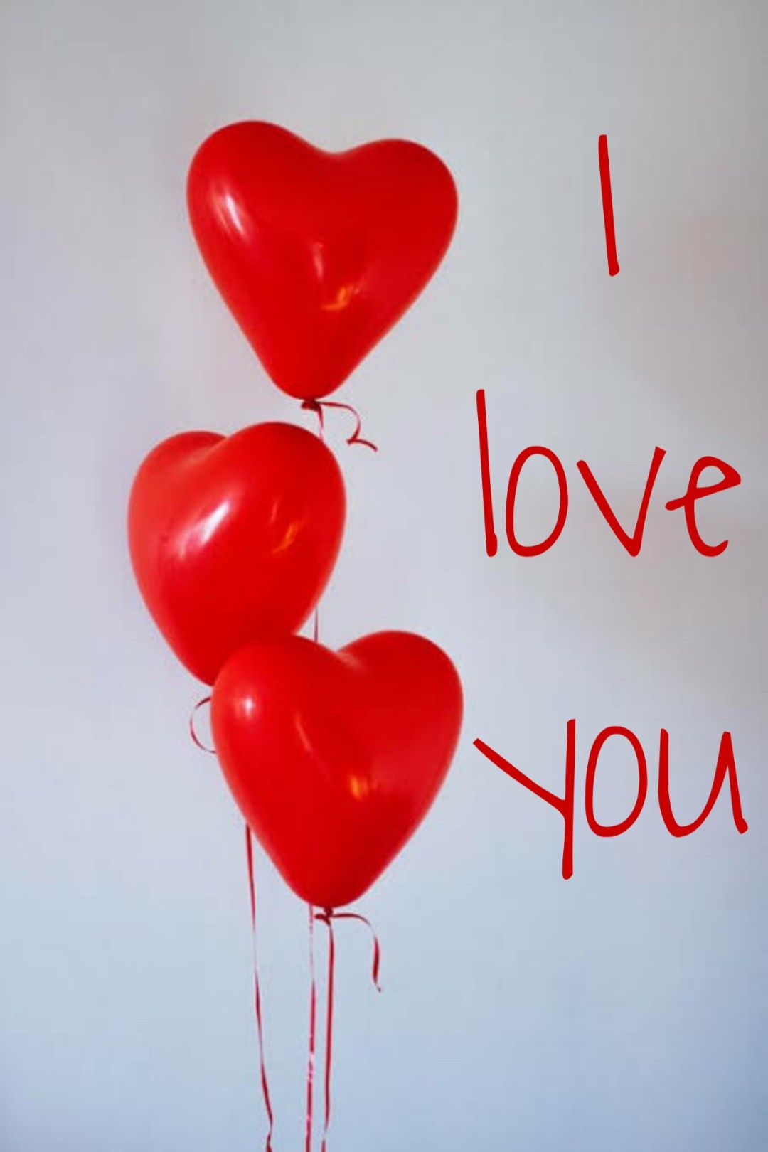 Palloncini cuore rossi I love you, 1080x1620 Full HD Verticale, Google Pixel