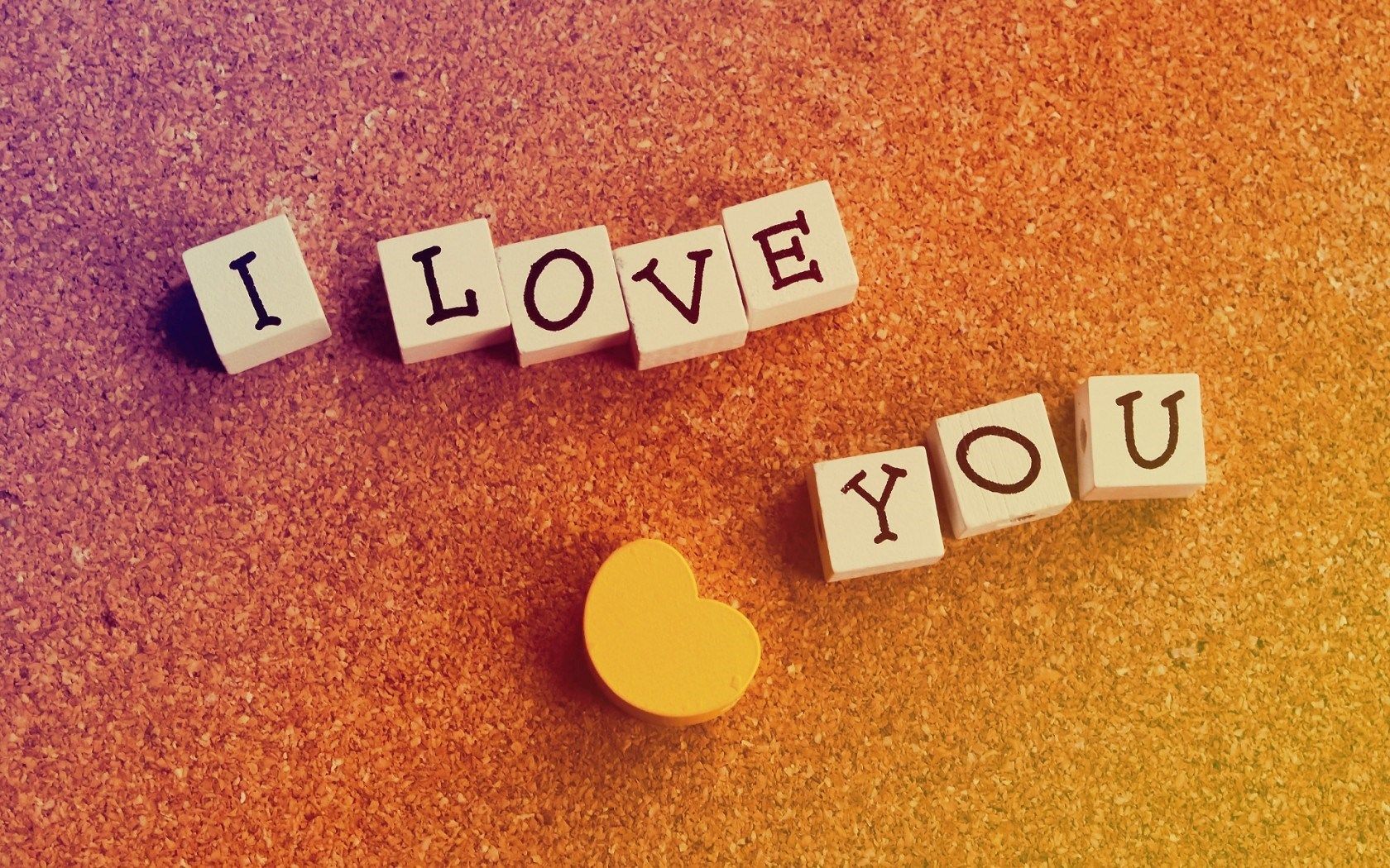 Cubetti legno scritta I Love You, 1680x1050 HD, Laptop