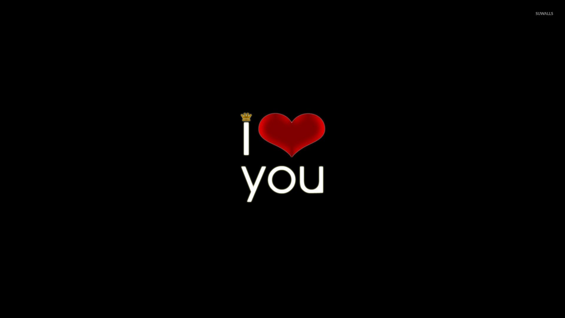 I love you cuore rosso, 1920x1080 1080p, PC