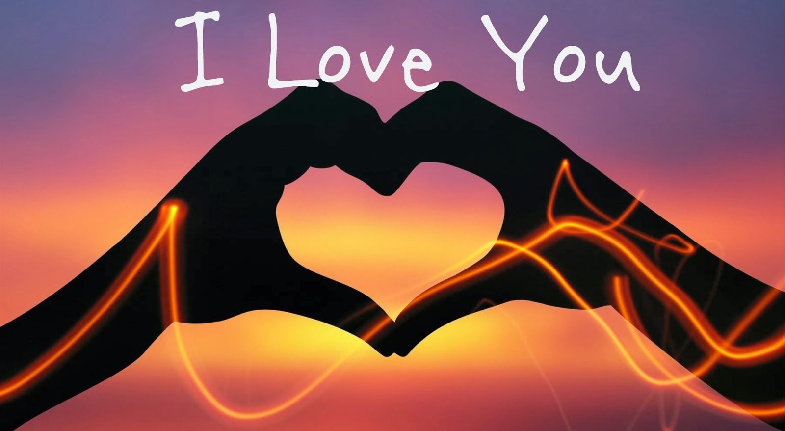 Mani a forma di cuore, tramonto, 1600x878 900p, Laptop