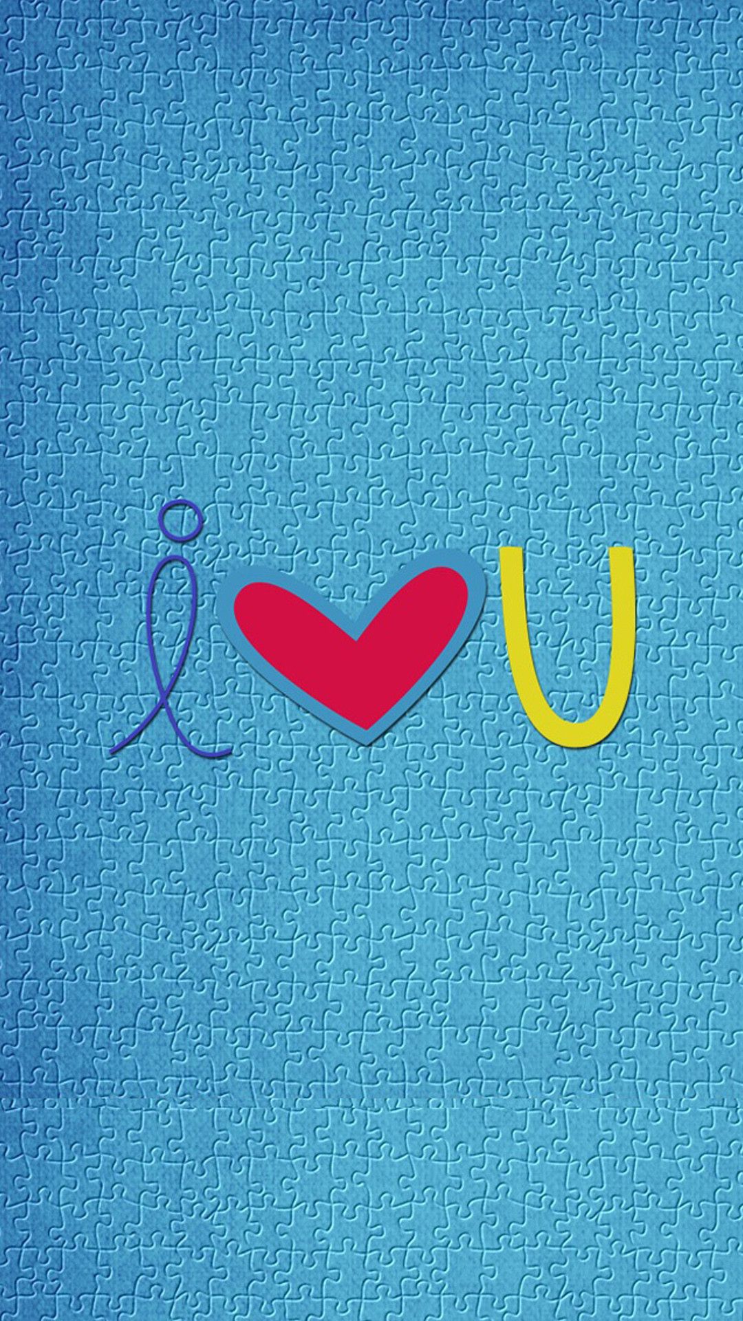 I love you puzzle testurizzato, 1080x1920 Verticale, Mobile