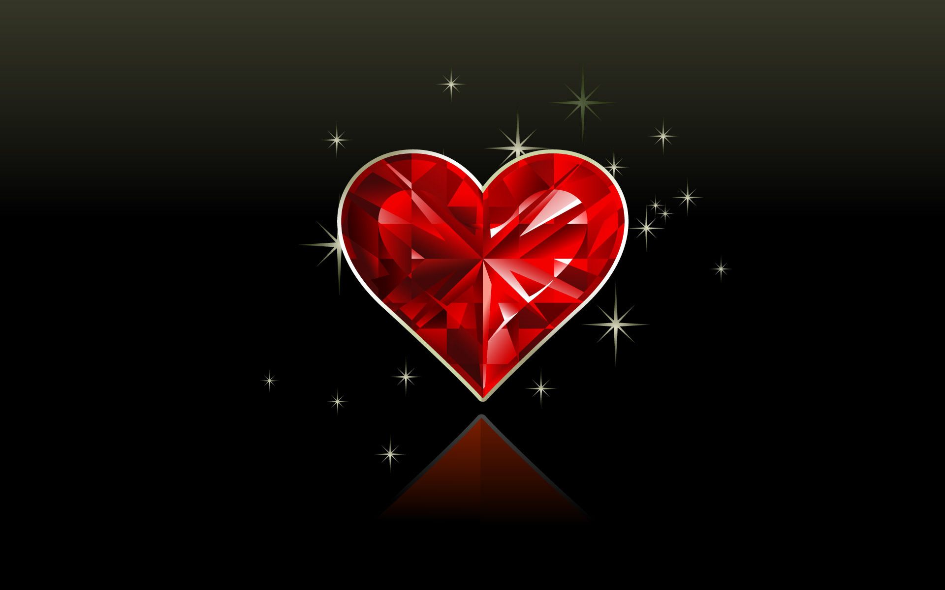 cuore rubino rosso brillante, 1920x1200 Full HD+ WUXGA, PC Desktop