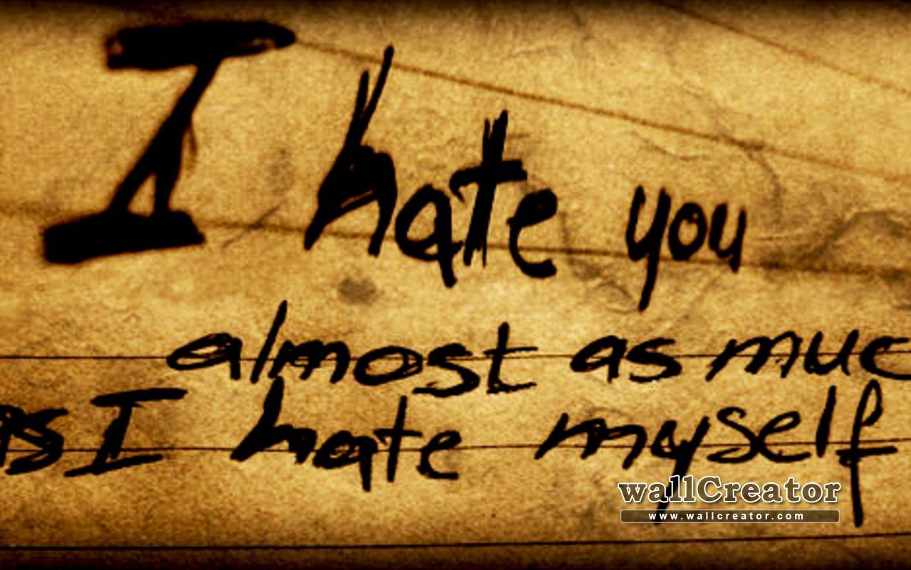 Foglio strappato I hate you I love you, 1600x1200 HD Ready, Acer Nitro