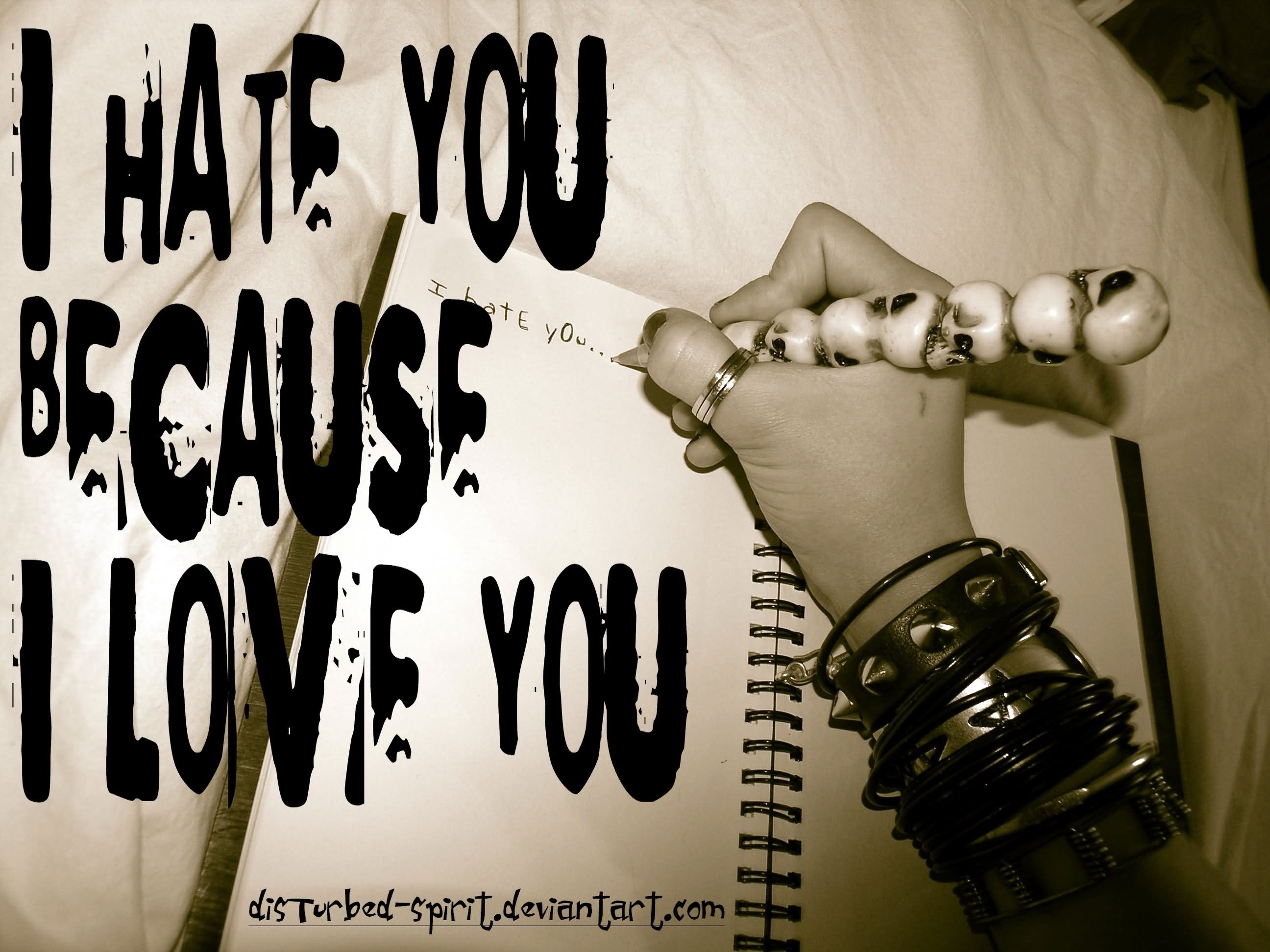 Scritta 'I hate you' su carta, 1279x800 HD, Desktop