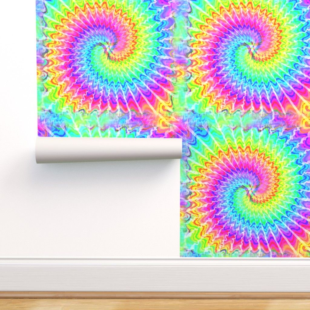 Spirale tie-dye arcobaleno psichedelica, 1024x1024 HD, PC Desktop