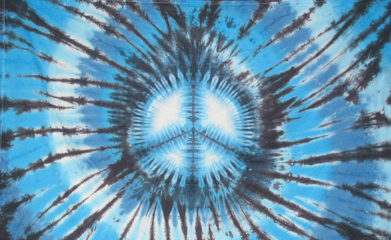 Tie Dye con il Simbolo della Pace, 1317x810 HD, Desktop