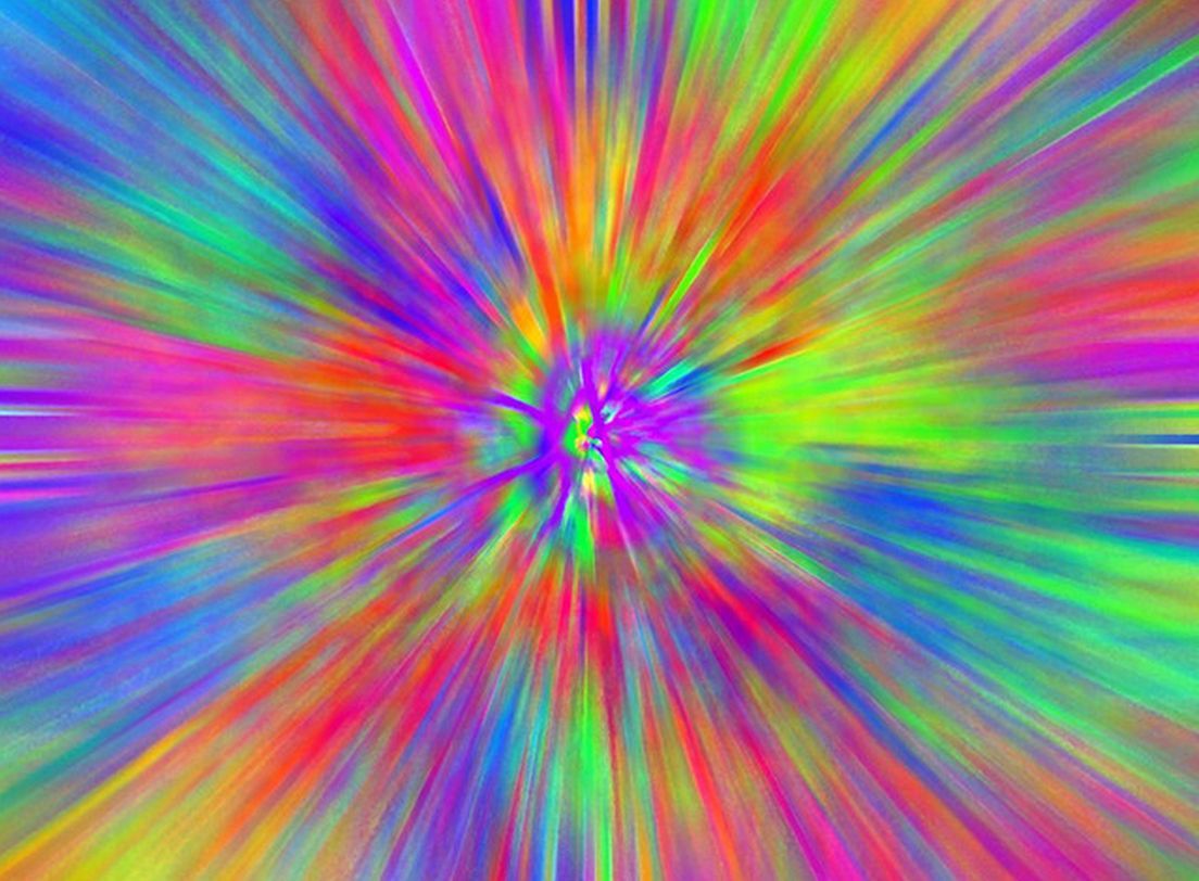 Esplosione psichedelica multicolore tie-dye, 1104x812 HD, Desktop
