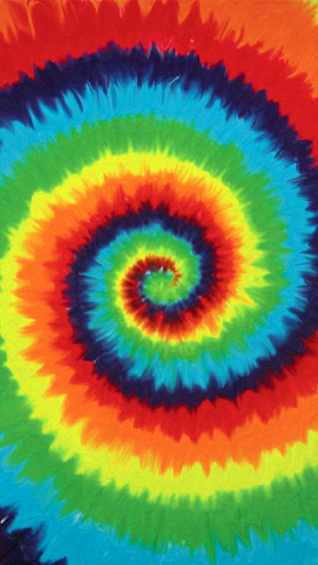 Spirale tie-dye arcobaleno, 1080x1920 Full HD Verticale, iPhone