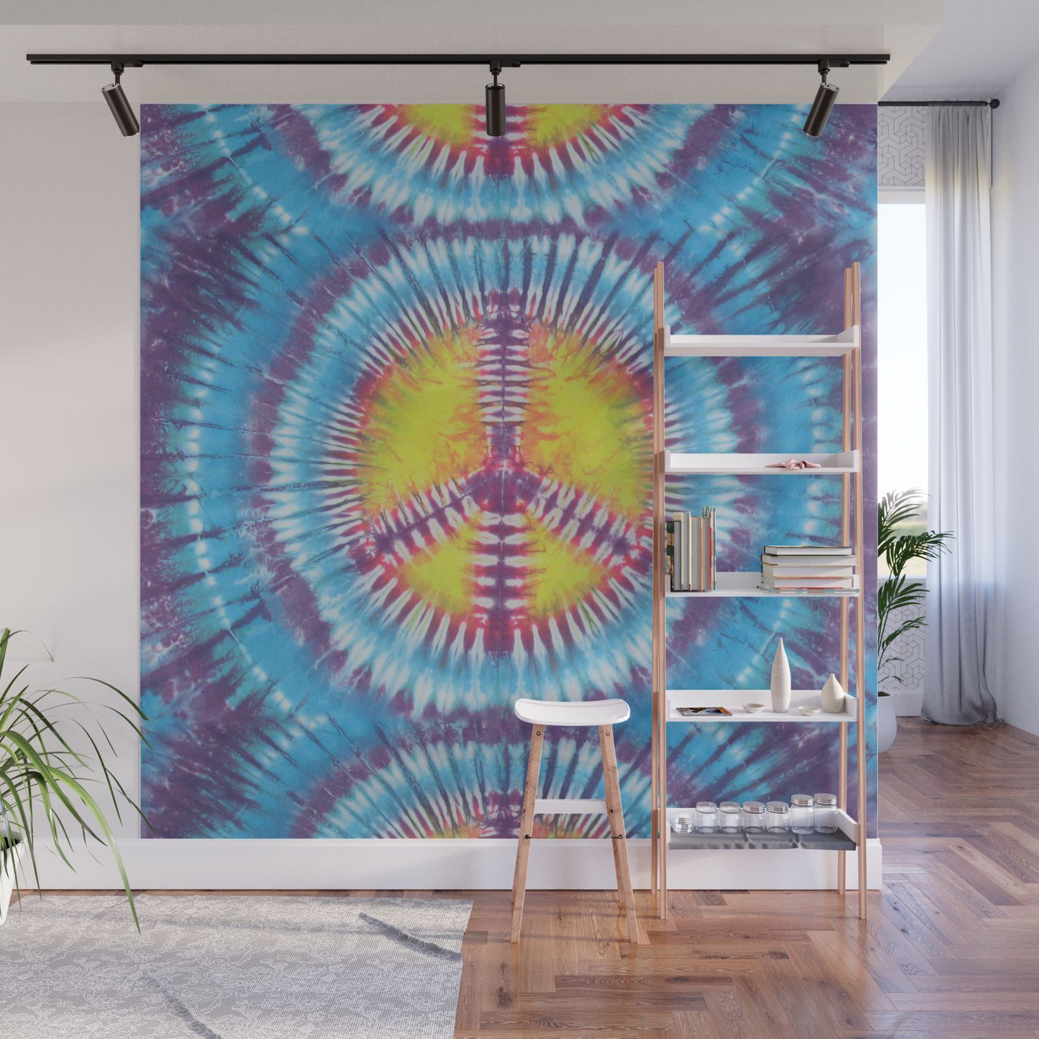 Murale tie dye simbolo pace, 1500x1500 HD, Desktop
