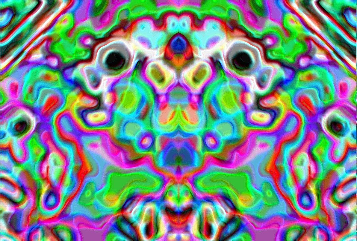 Raggi colorati esplosione psichedelica, 2048x1536 alta risoluzione, Desktop