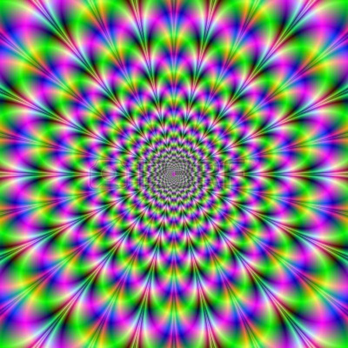 Spirale psichedelica tie-dye neon, 1200x1200 HD, PC